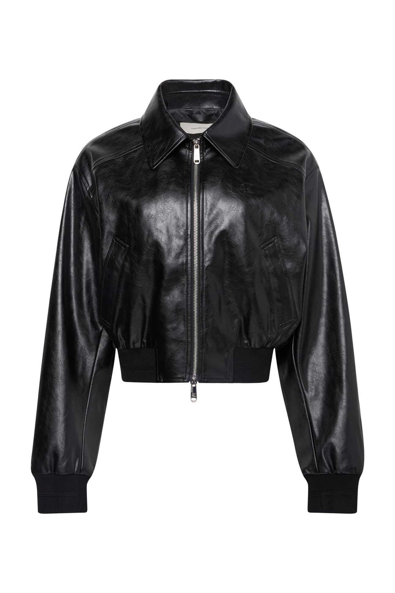 CROPPED CRINKLE JACKET BLACK 4