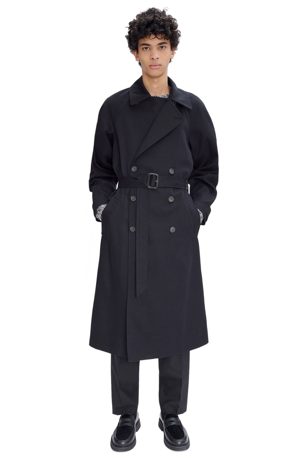 UNISEX TRENCH COAT LOU BLACK 1