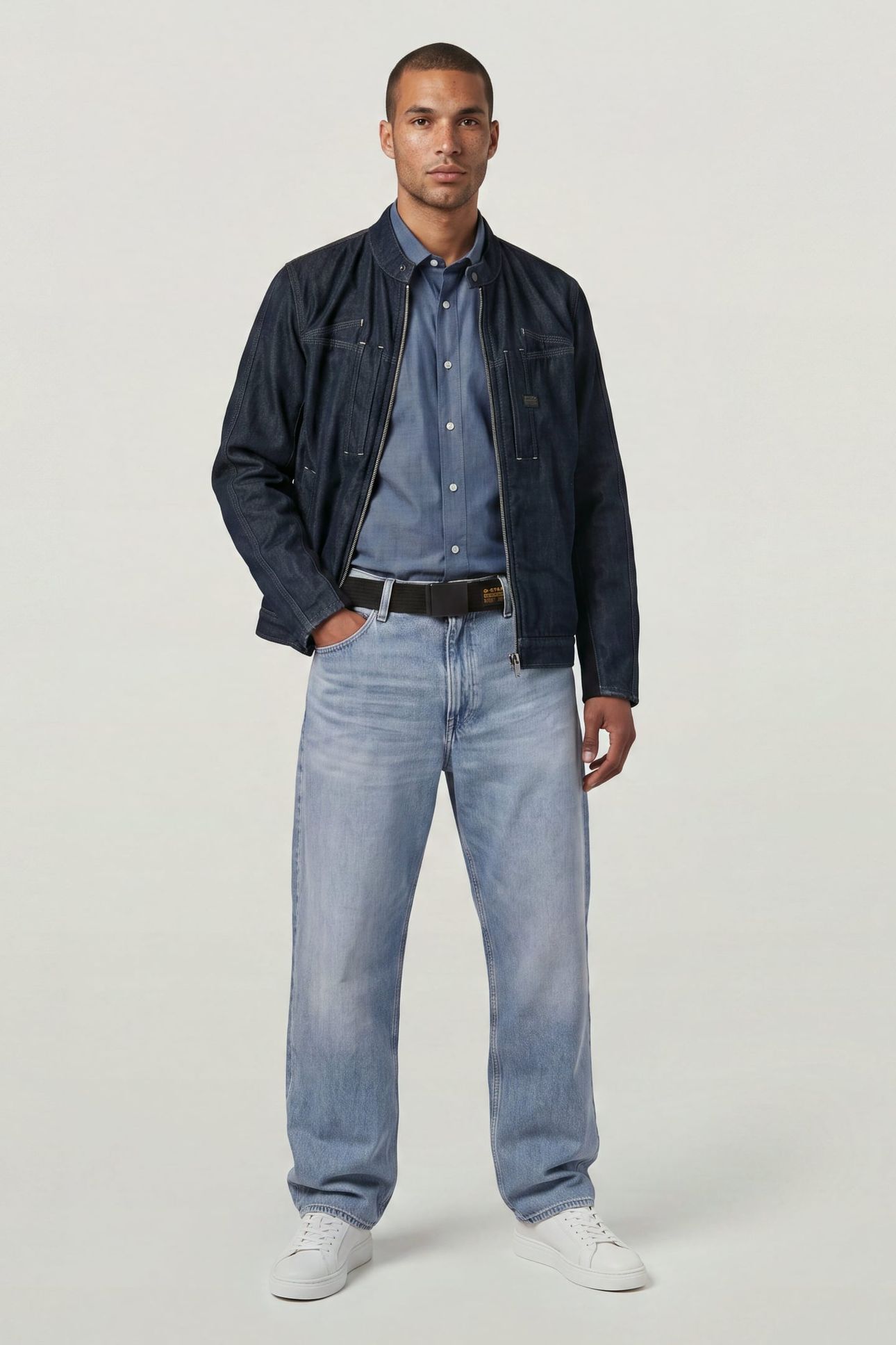 MODSON STRAIGHT CHINO LIGHT/PASTEL BLUE 3