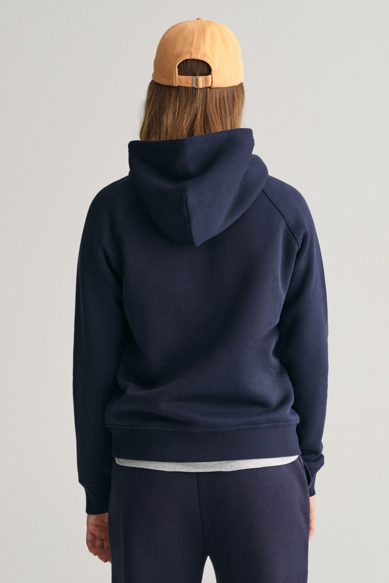 TEEN UNISEX ARCHIVE SHIELD HOODIE EVENING BLUE 3