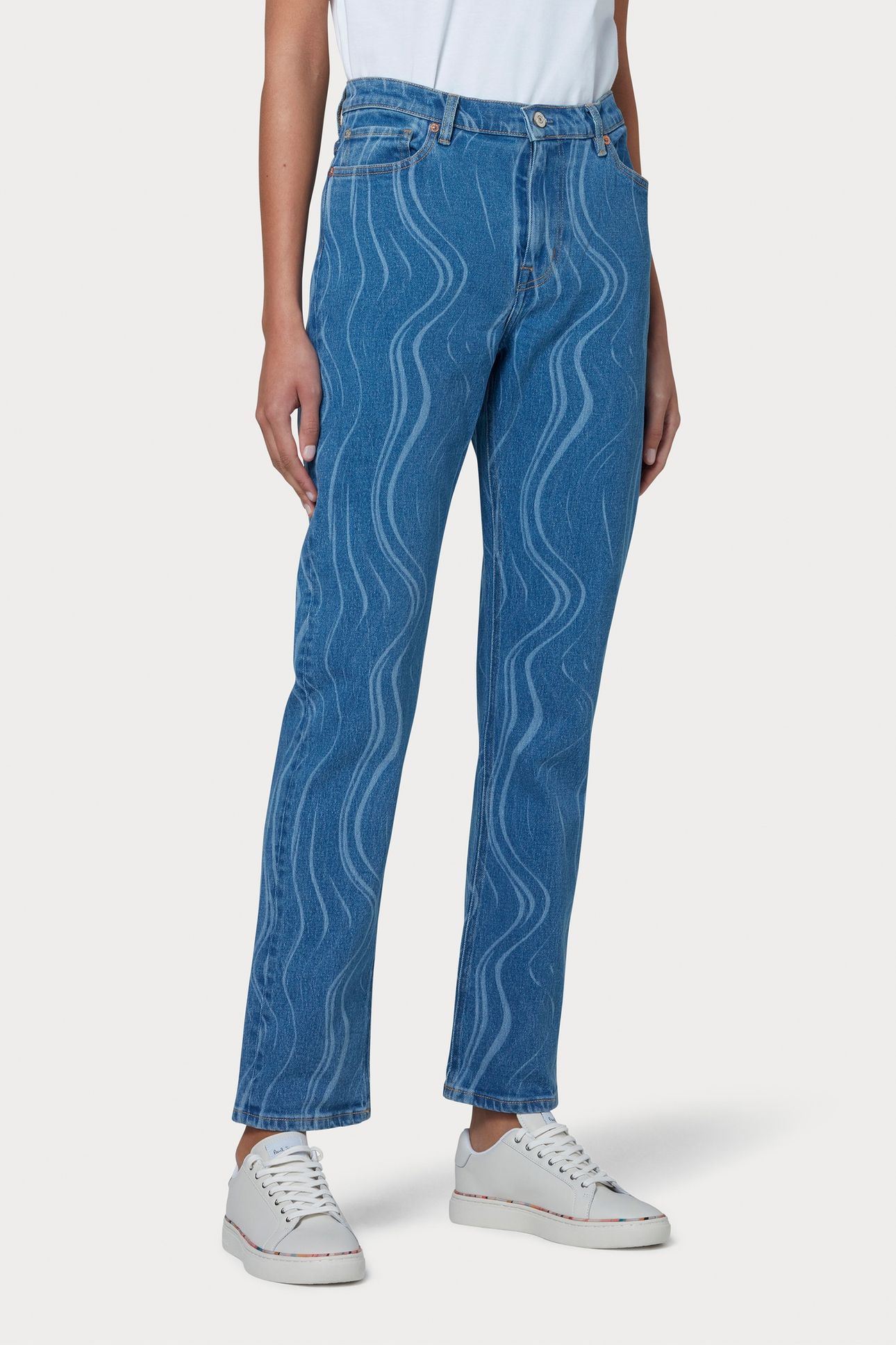 WOMENS STRIGHT FIT JEAN PRINTED 3