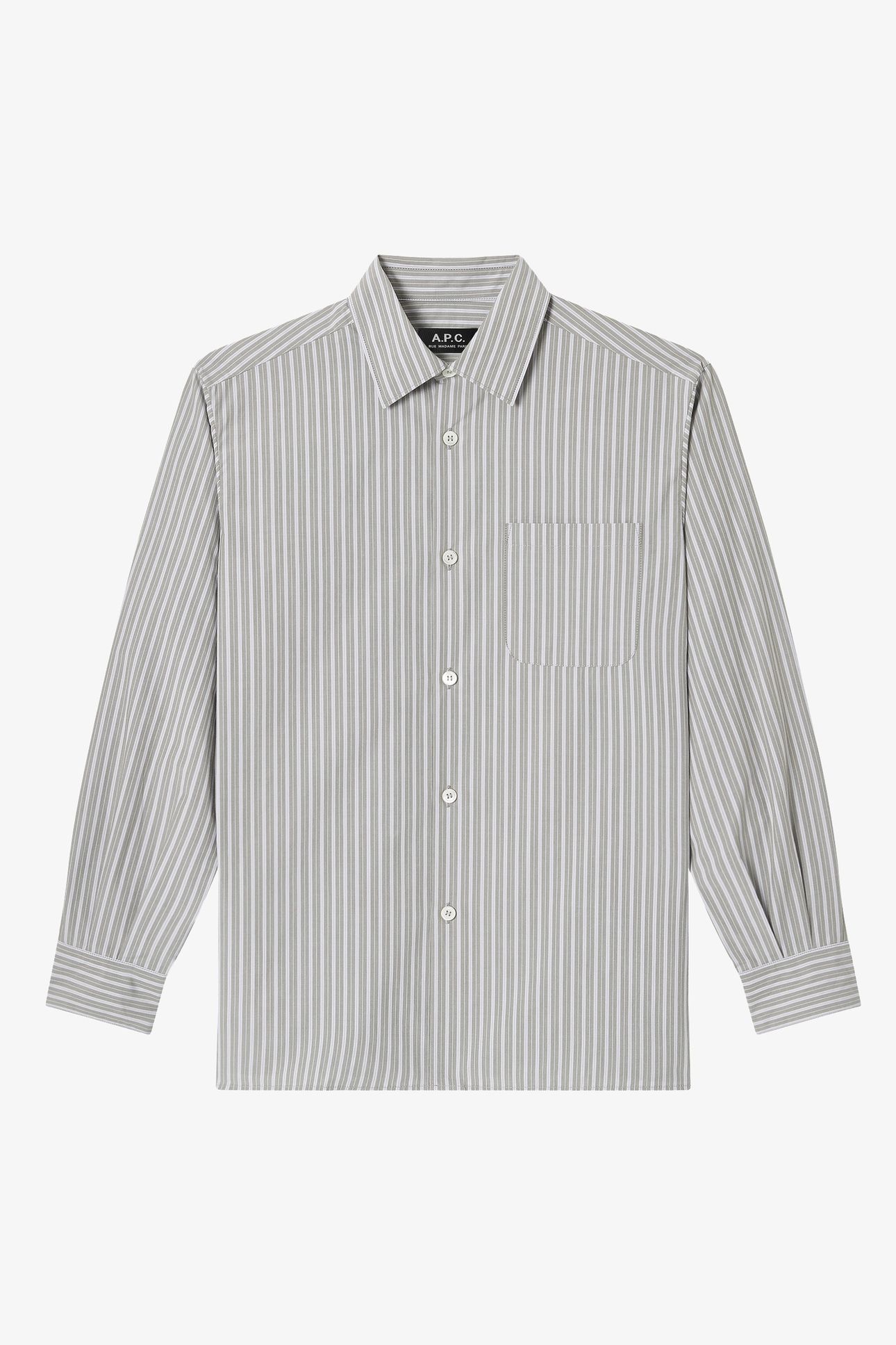 SHIRT SELA GREY GREEN 2
