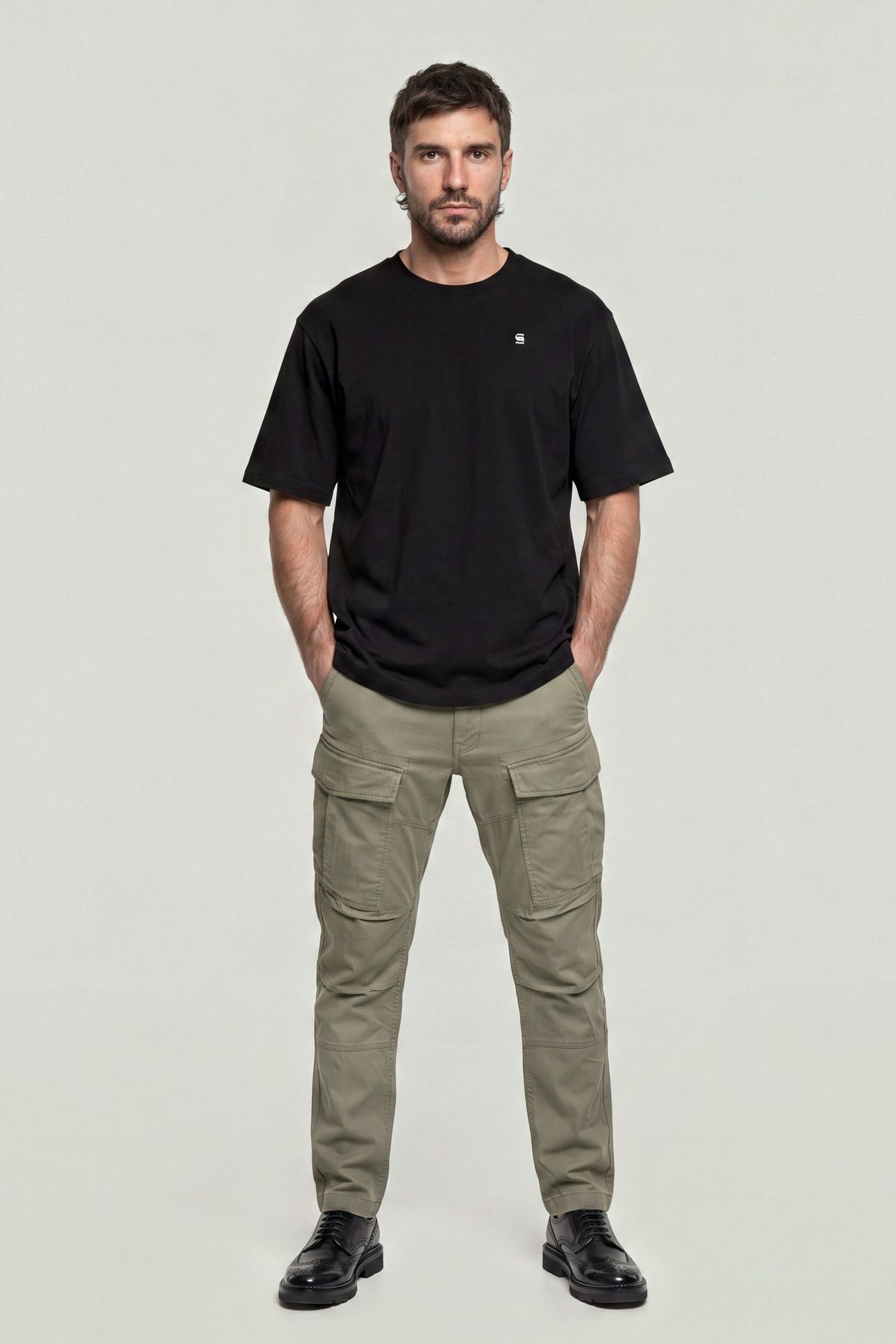 CARGO 3D REGULAR TAPERED DARK BEIGE 3