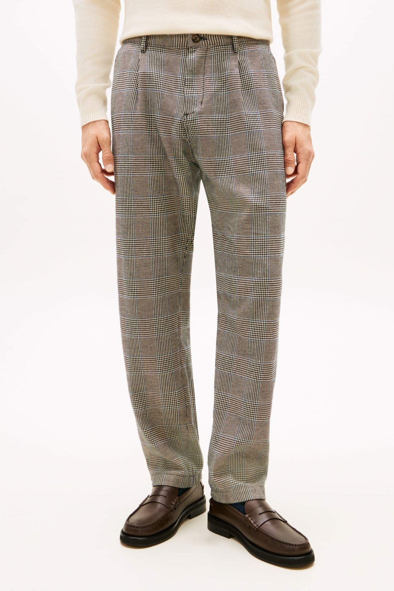 GREENWICH 1PLT BRUSH GREY CHECK 3