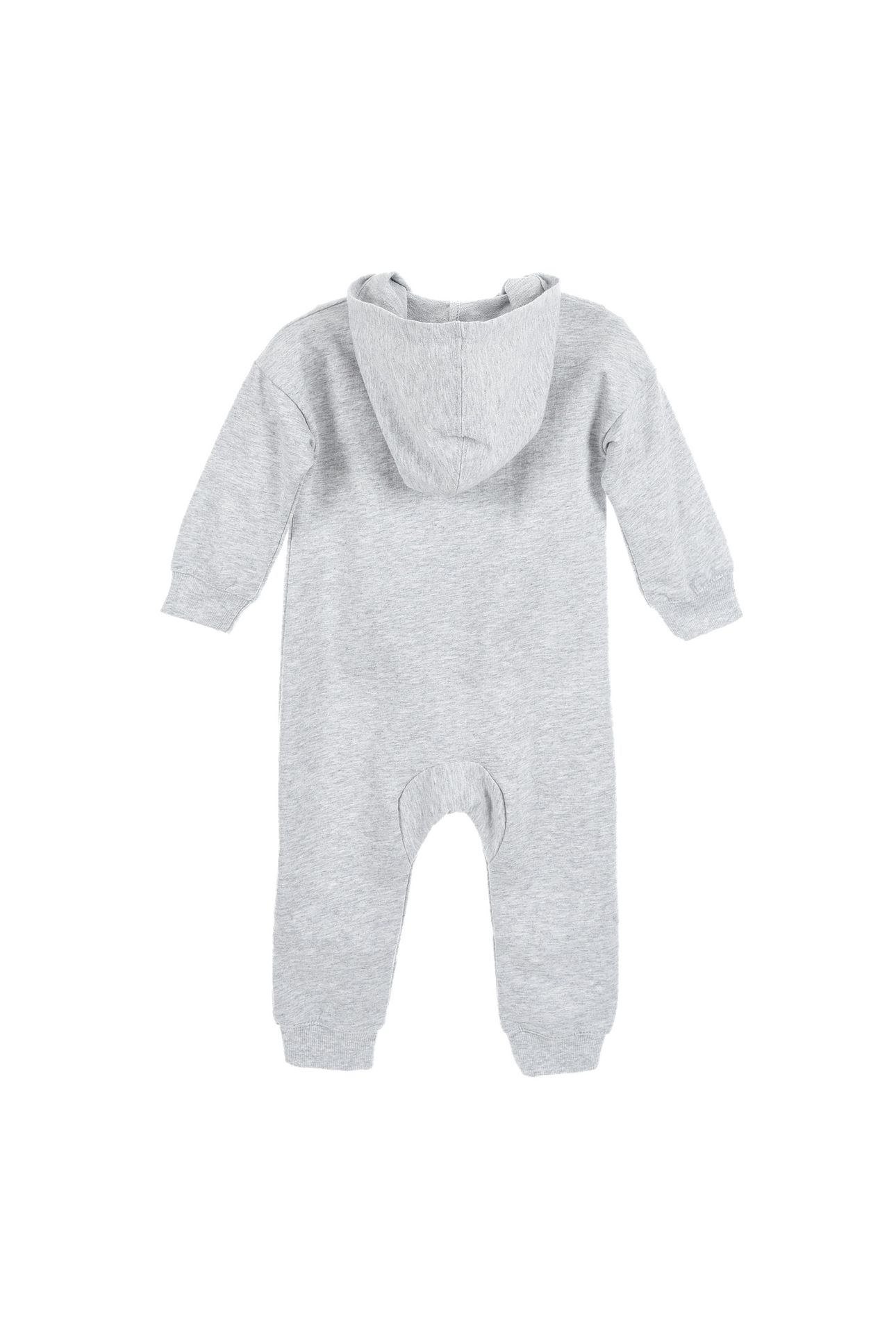 GIRLS ZIP PLAY ALL DAY COVERALL GRAY HEATHER 2