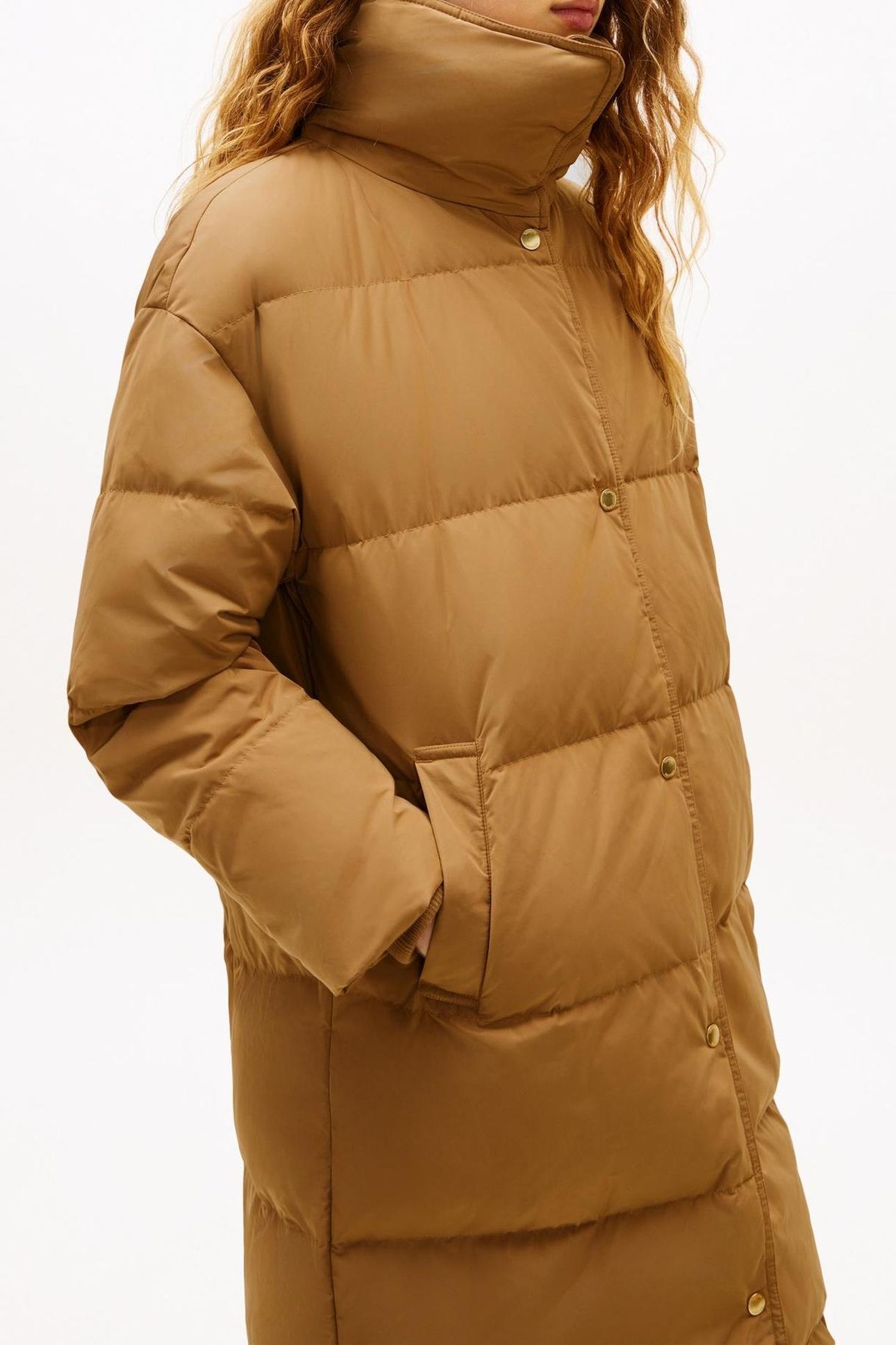 CREST MW DOWN REG COAT HICKORY 5
