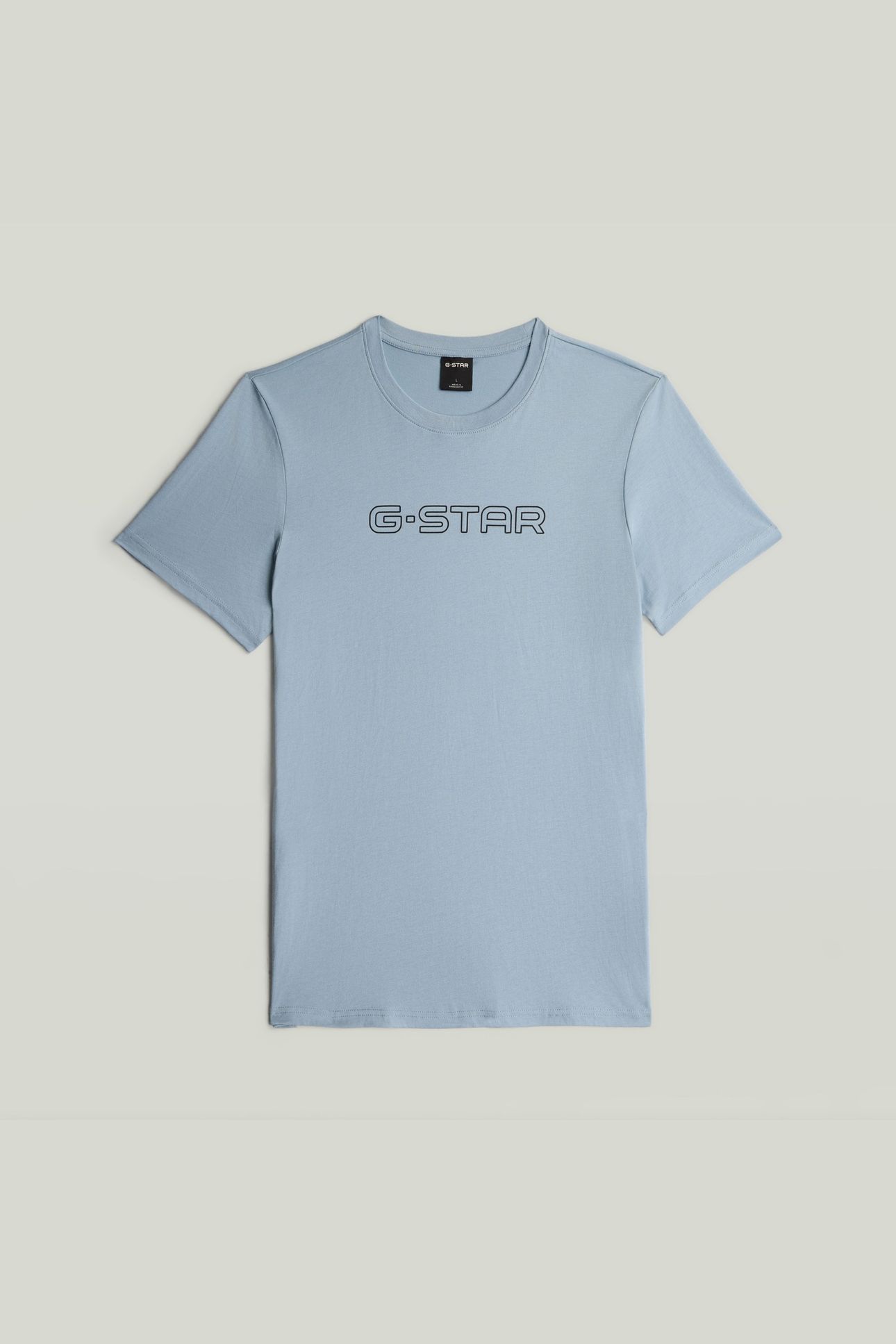 G-STAR SLIM T-SHIRT S/S LIGHT/PASTEL BLUE 3