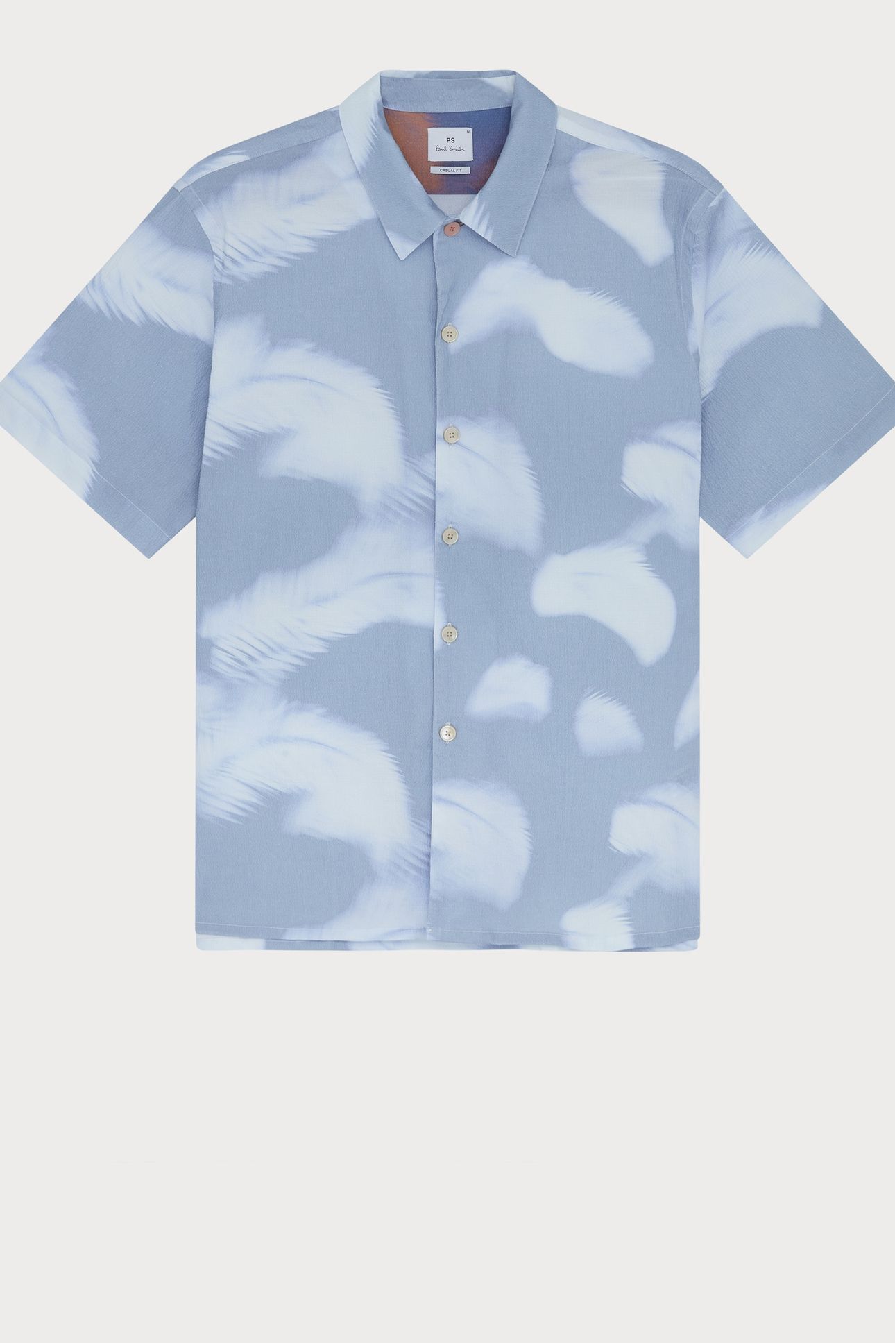 MENS SS CASUAL FIT SHIRT LIGHT BLUE 3