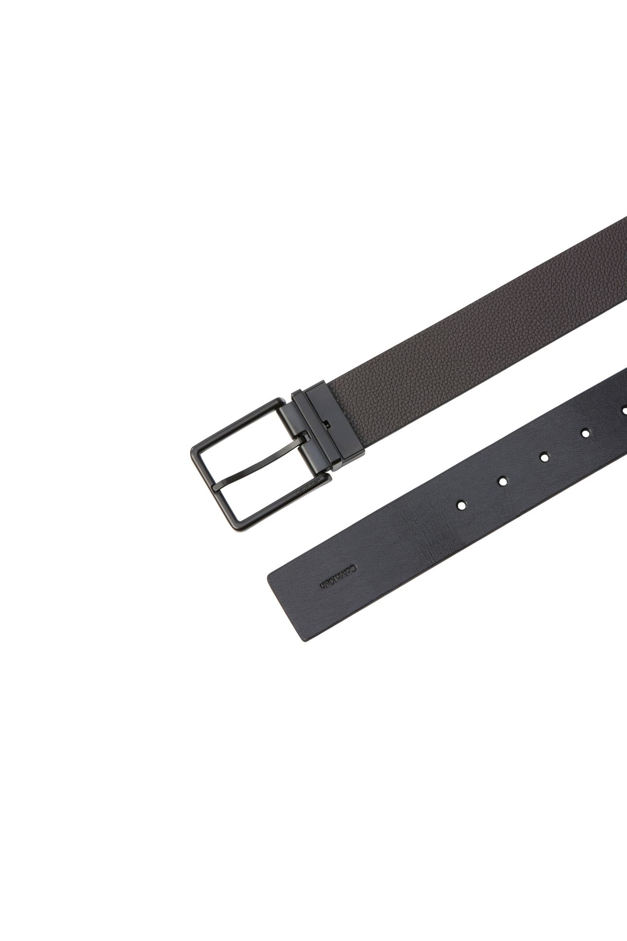 WARMTH BUCKLE 40MM BELT BLACK/DARK BROWN 3