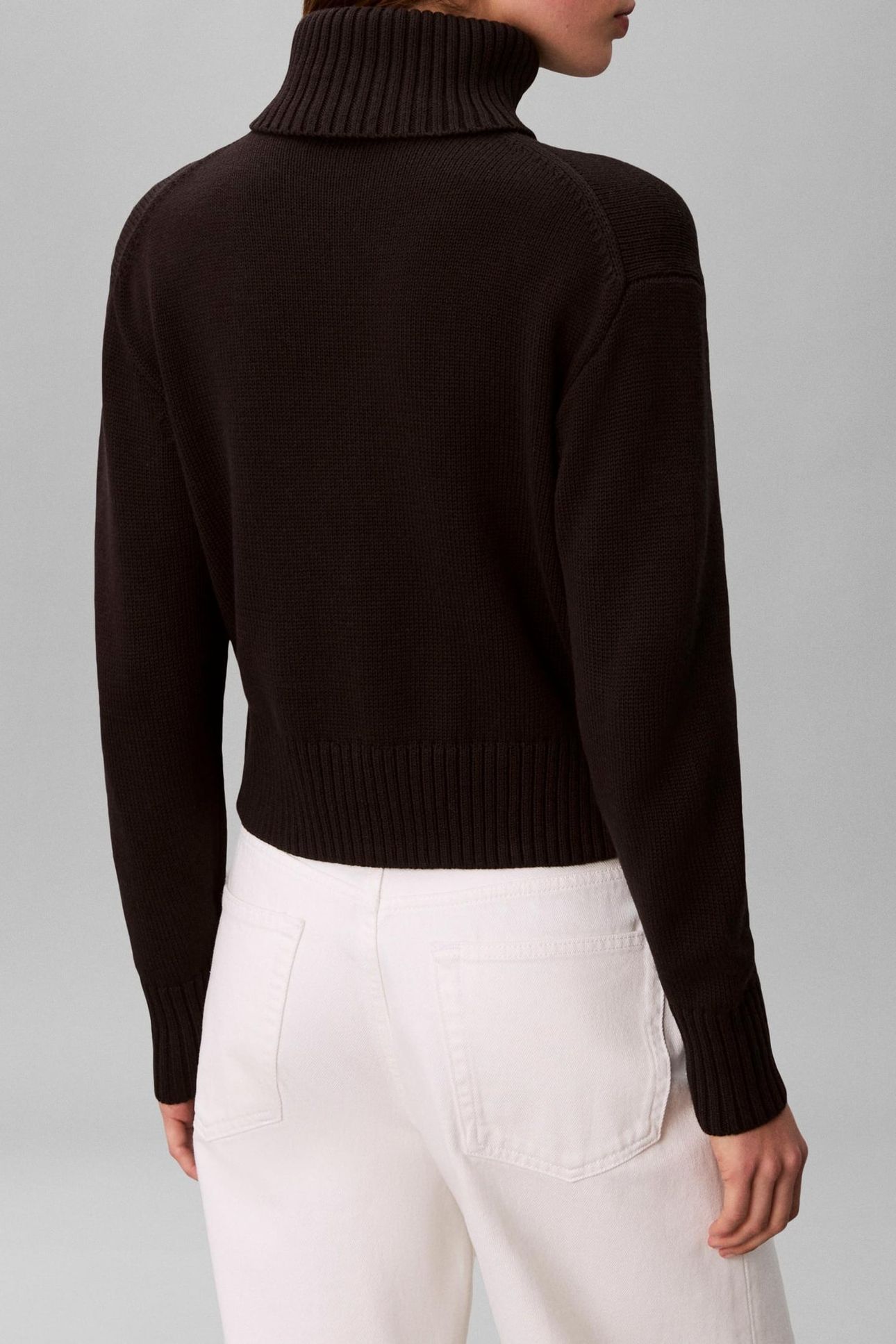 CHENILLE MONOLOGO SWEATER BLACK 2