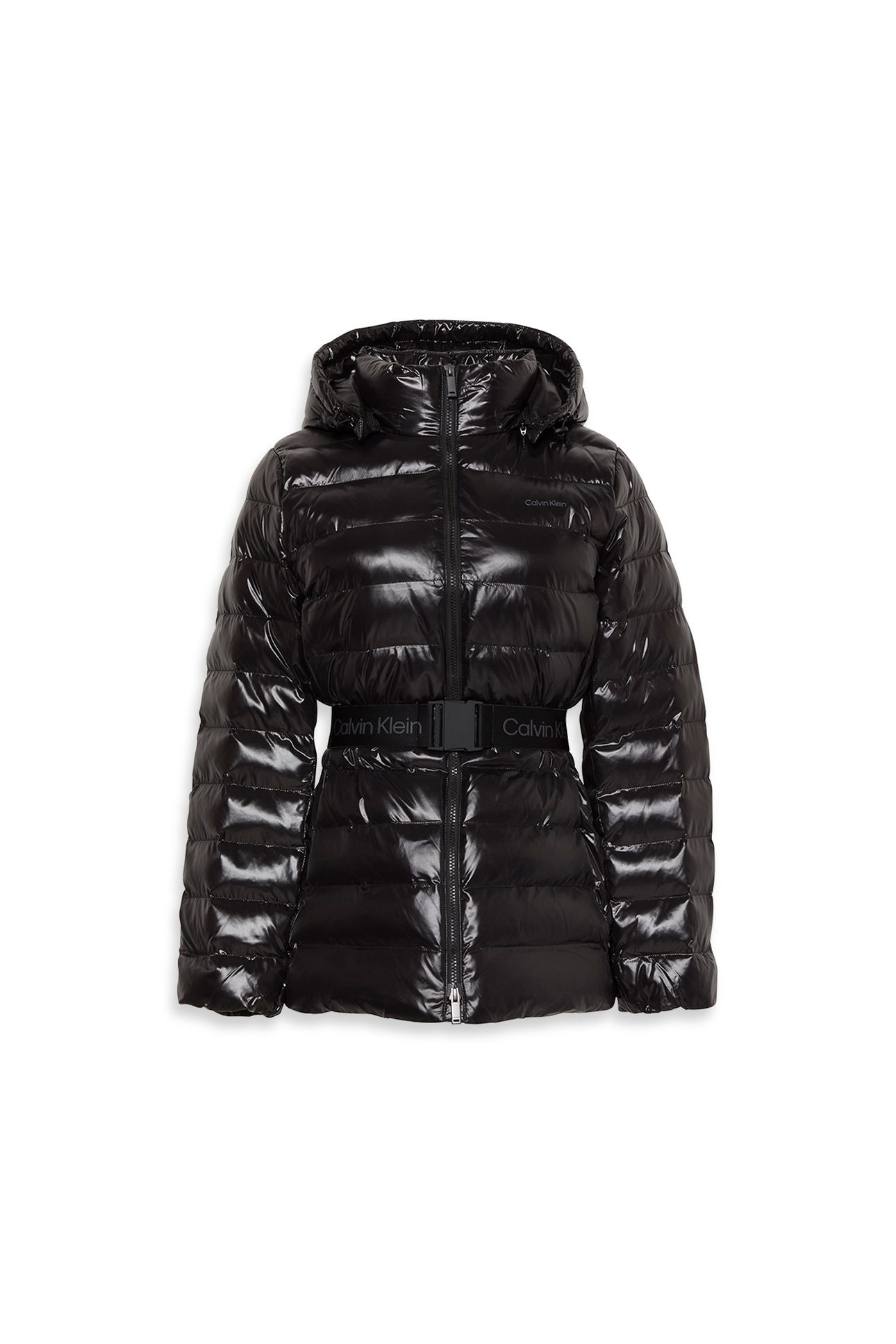 BELTED LIGHTWEIGHT PUFFER BLACK 4