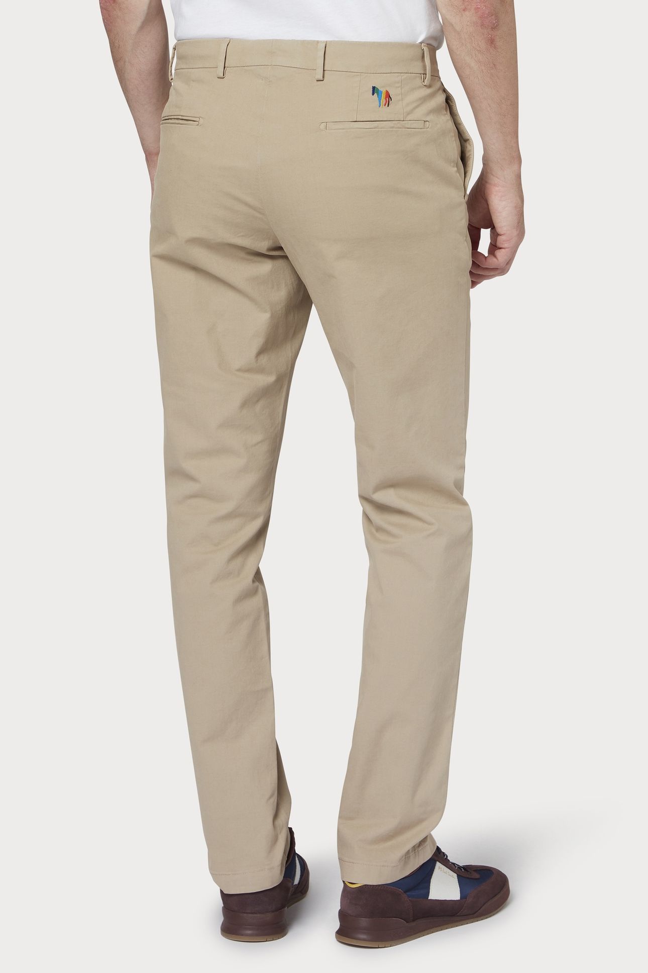 MENS MID FIT CLEAN CHINO BS ZEBRA LIGHT BEIGE 2