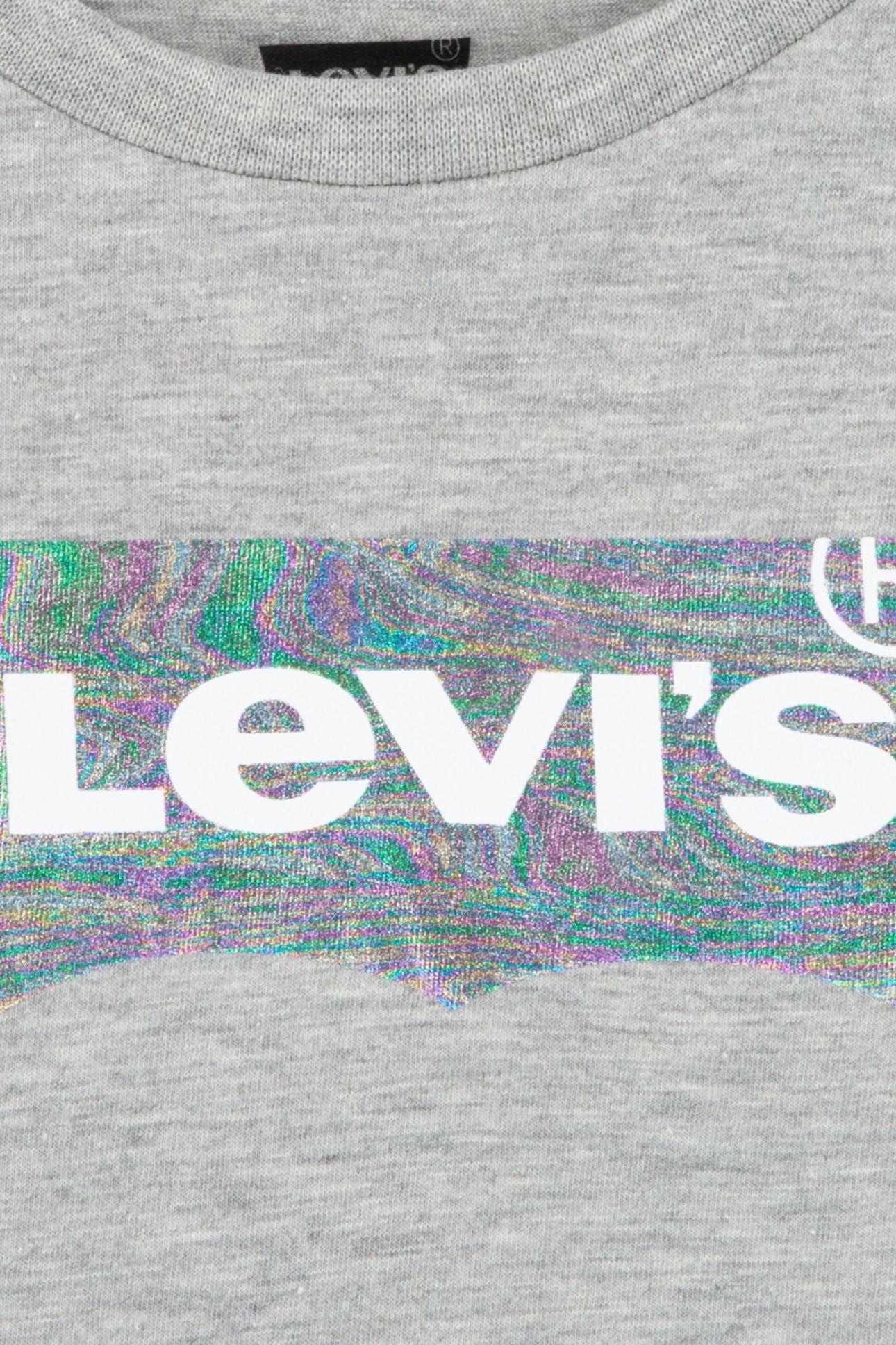 GIRLS LS BATWING TOP GRAY HEATHER 4