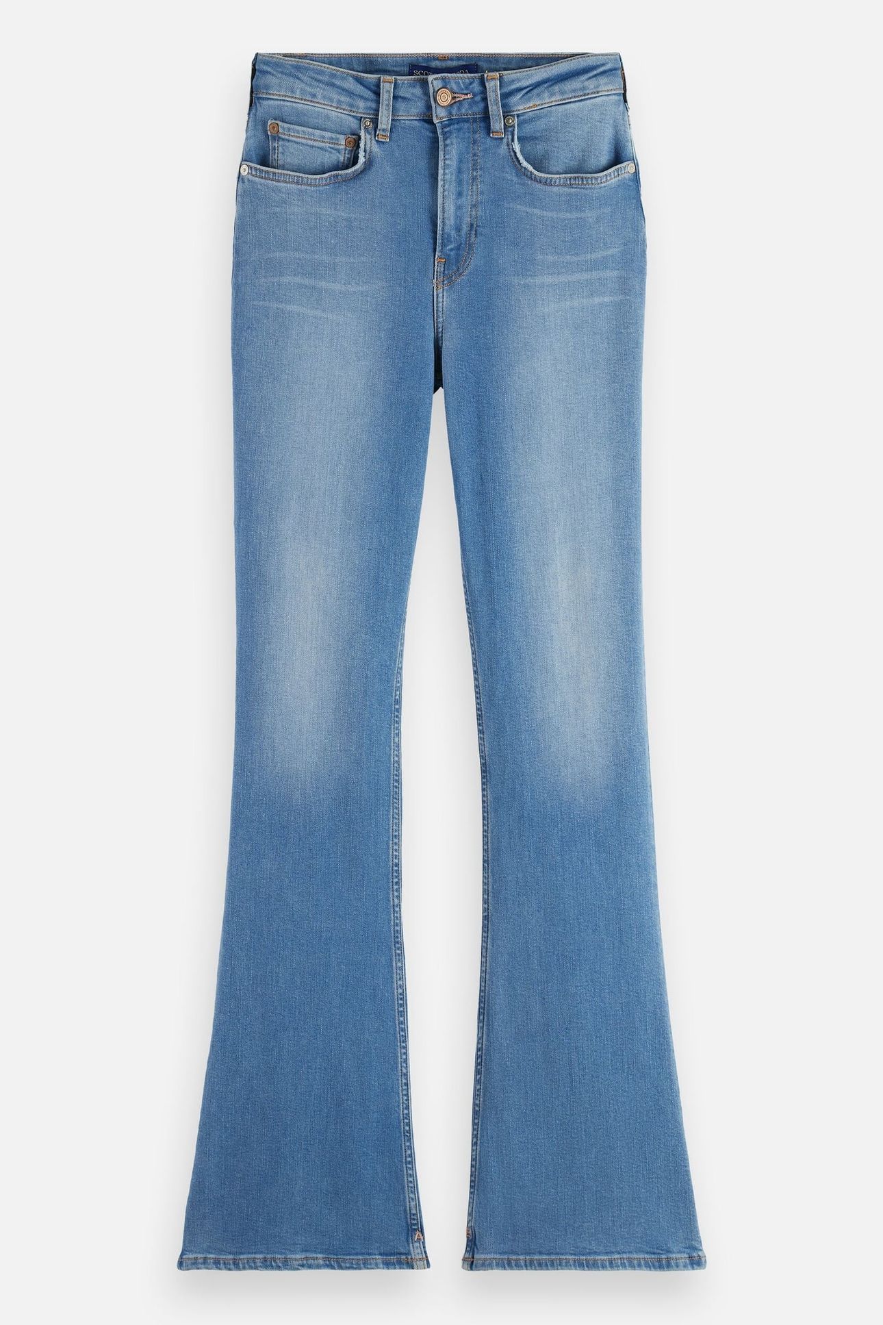 THE CHARM FLARED JEANS BLUE SCENE 4