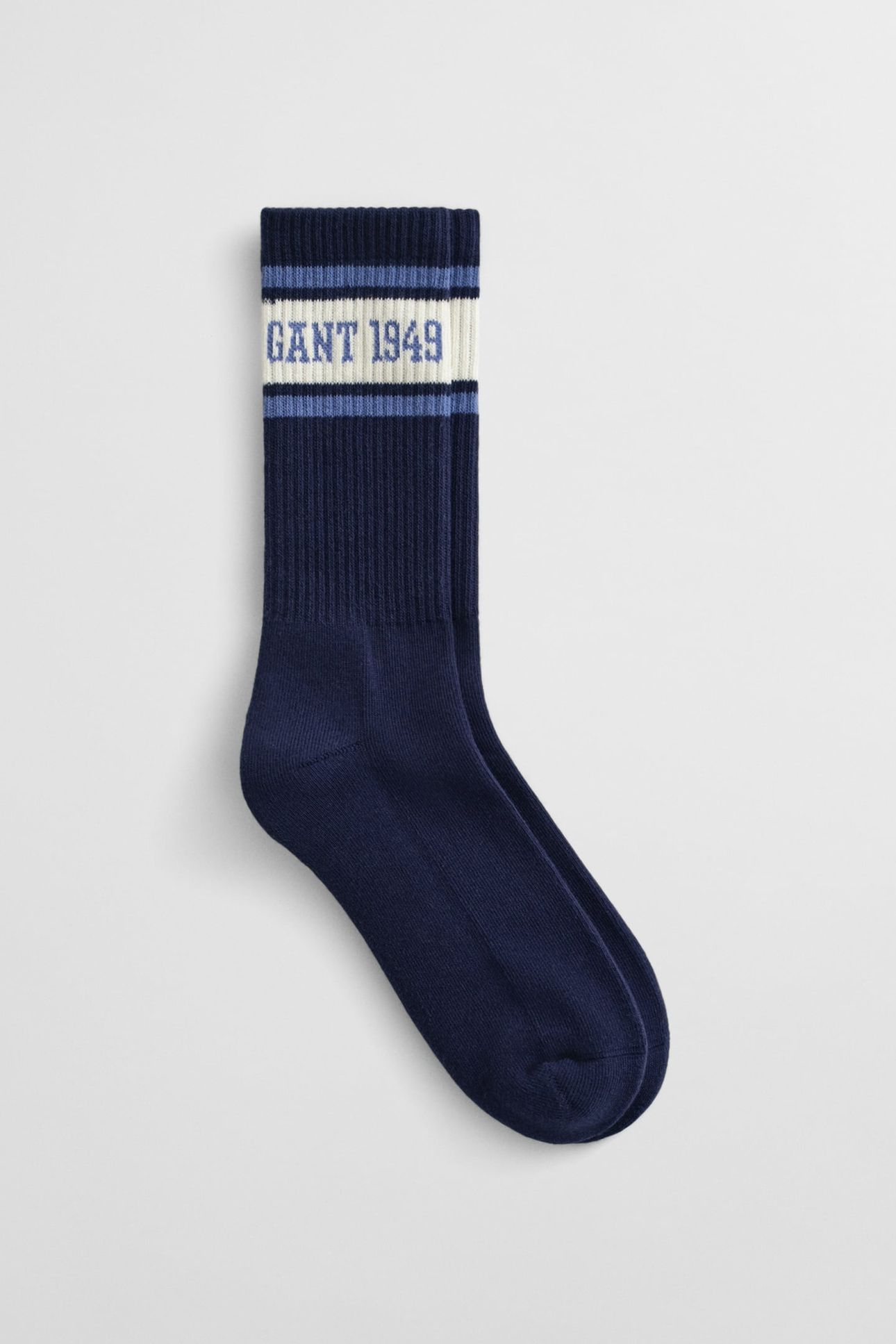 LOGO STRIPE SPORT SOCKS CLASSIC BLUE 1