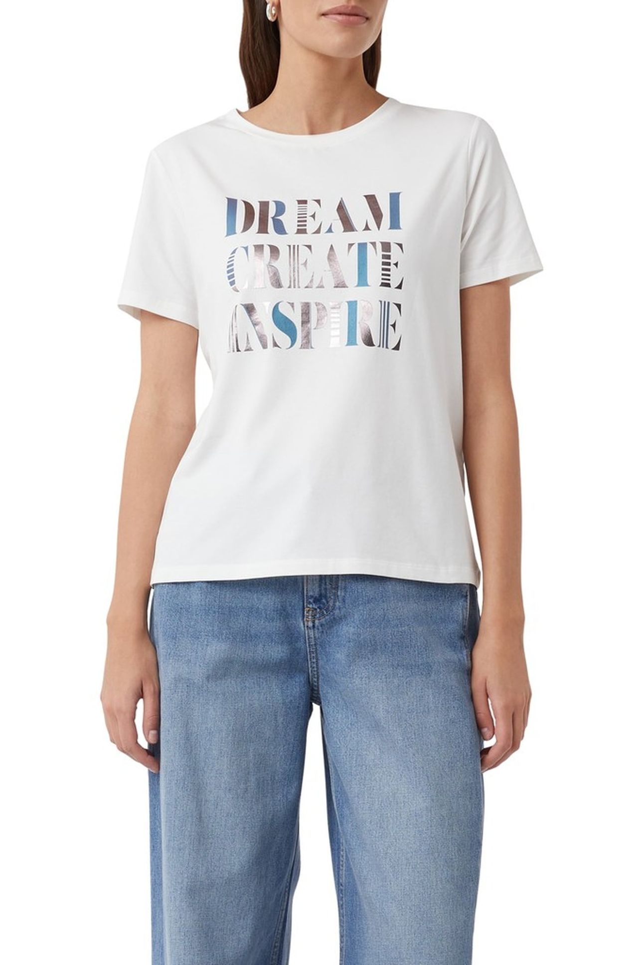 COMMA T-SHIRTS WHITE 1