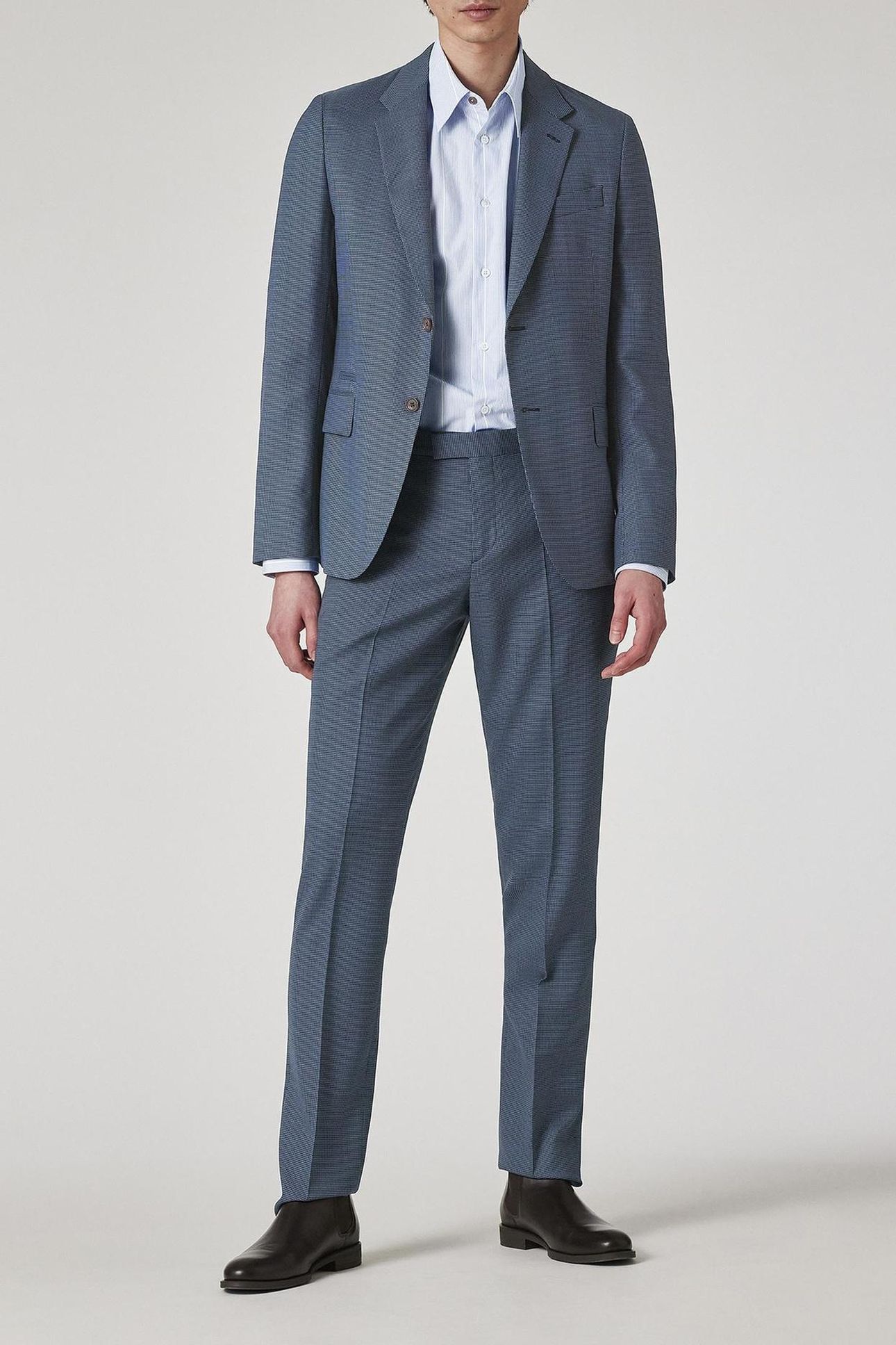 MENS SLIM FIT TROUSER BLUE 2