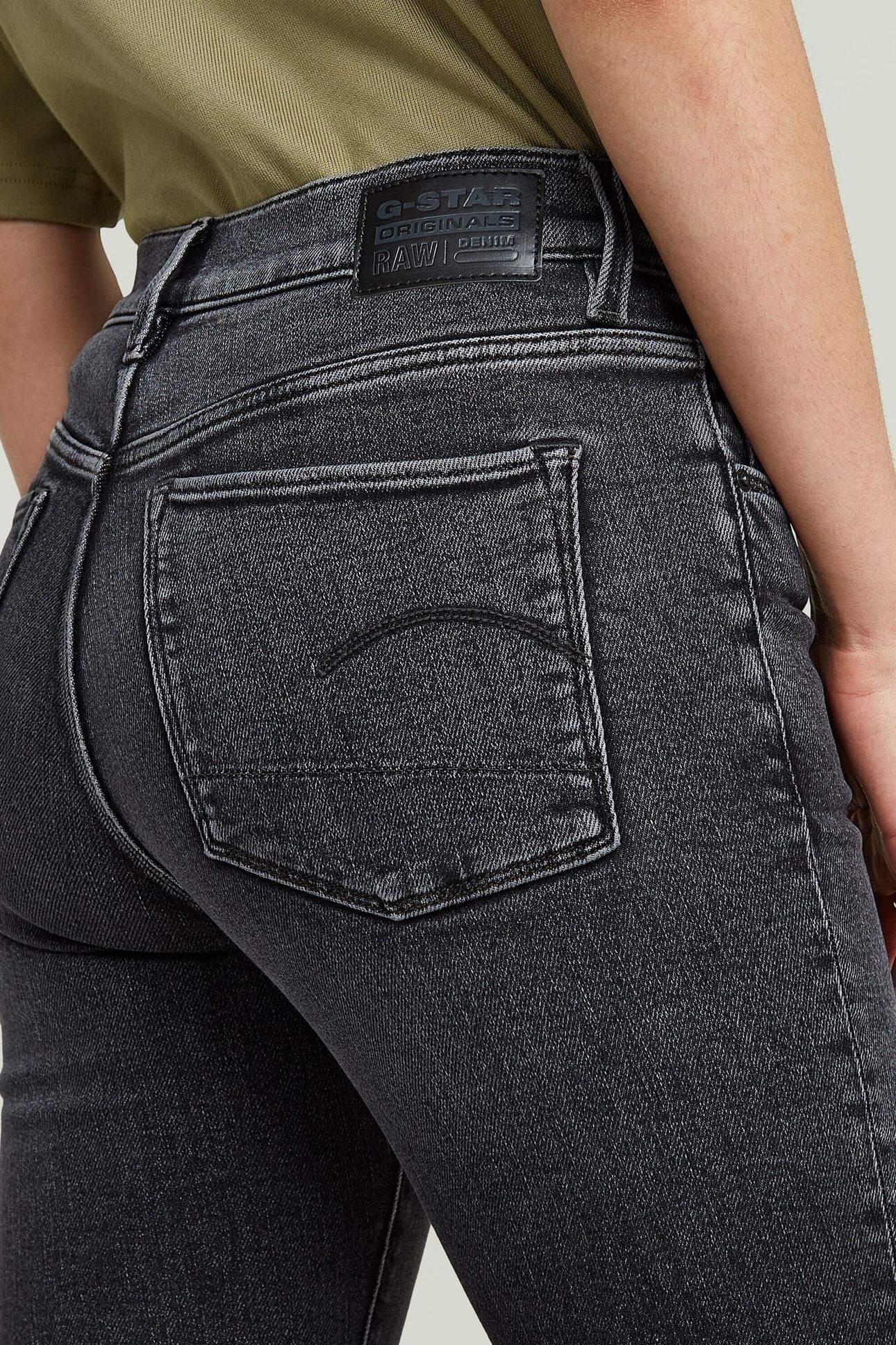 3301 FLARE DARK GREY 6