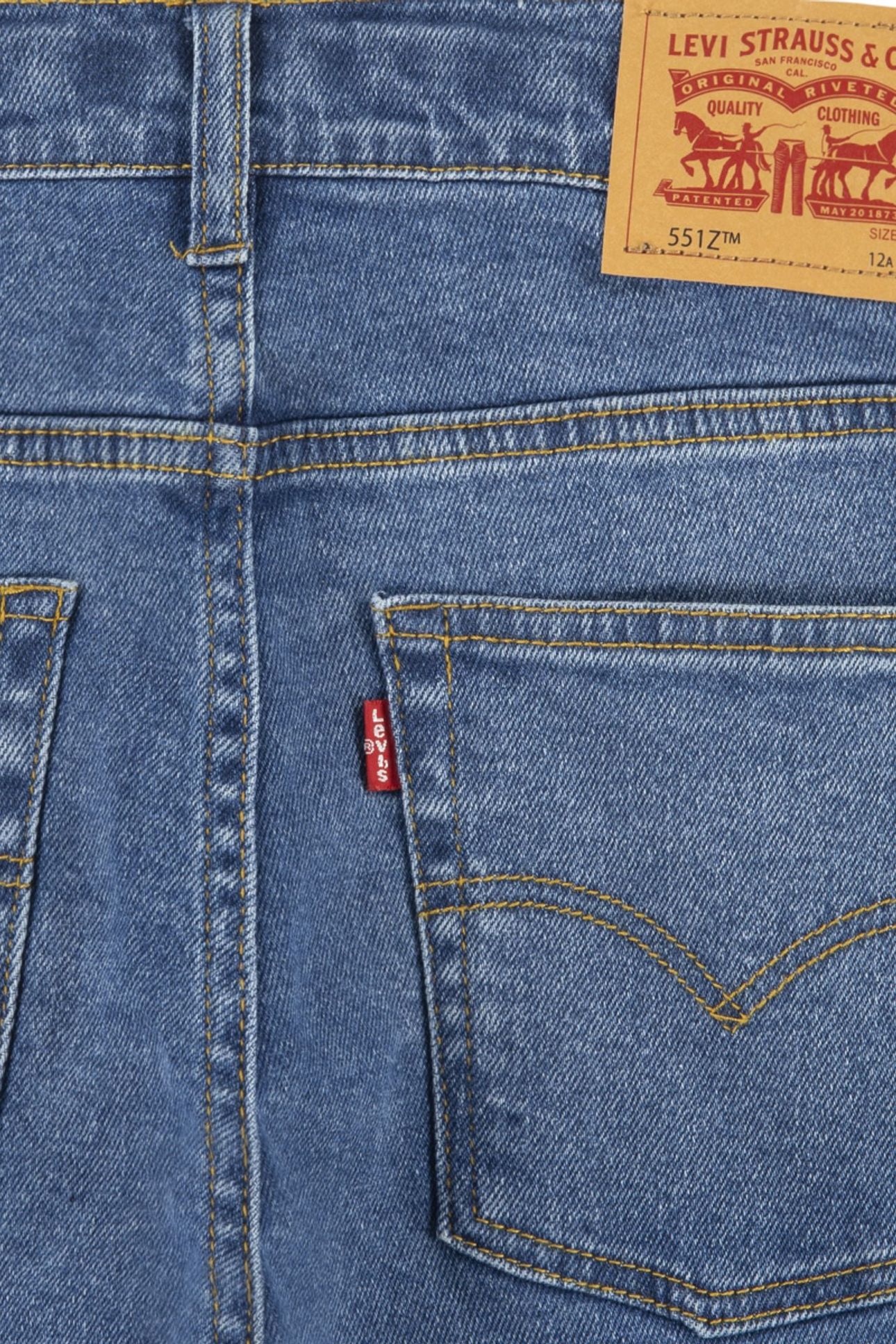 BOYS 551Z AUTHENTIC STRGHT JEAN SLOW ROLL 4
