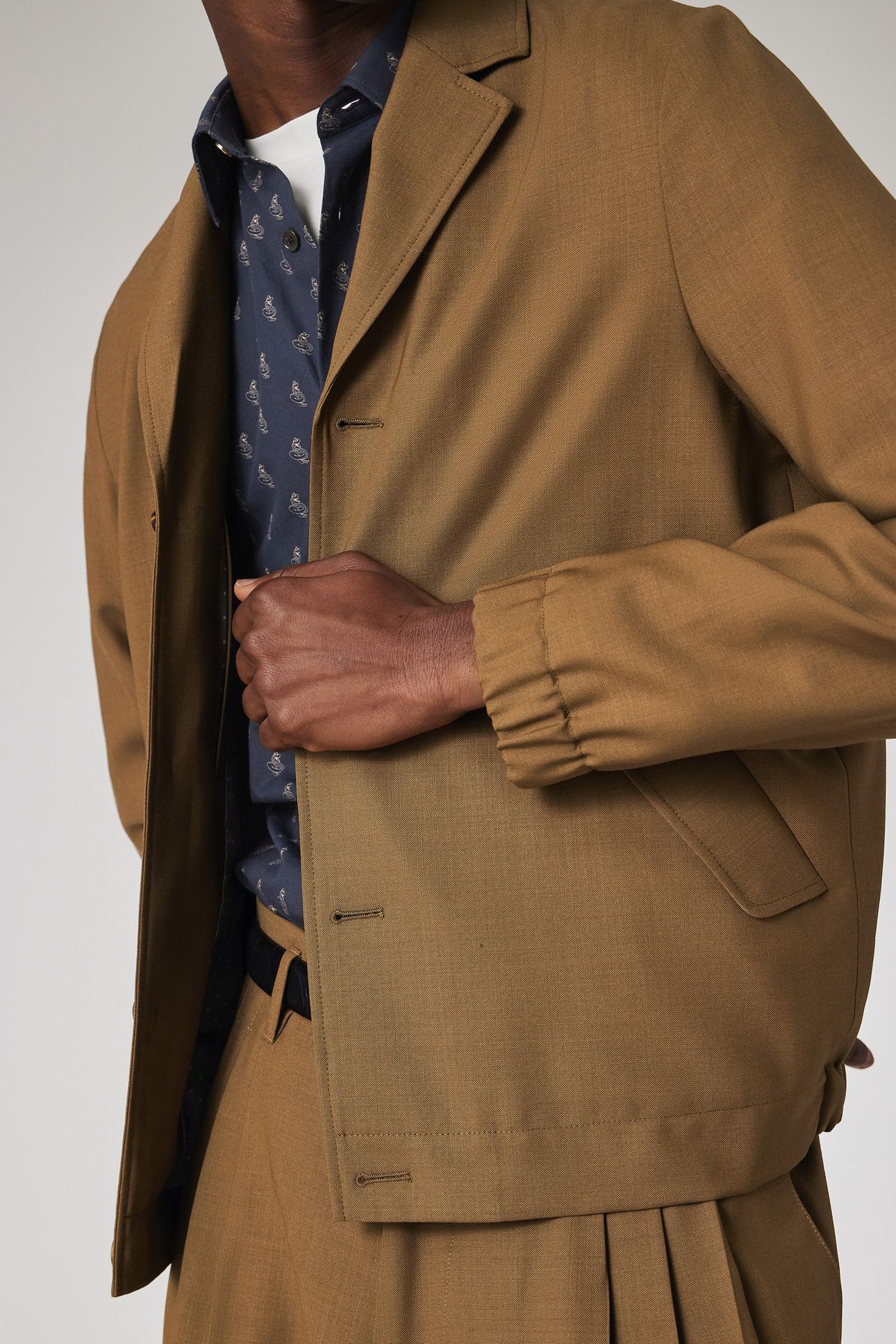 MENS CASUAL FIT JACKET CAMEL 6