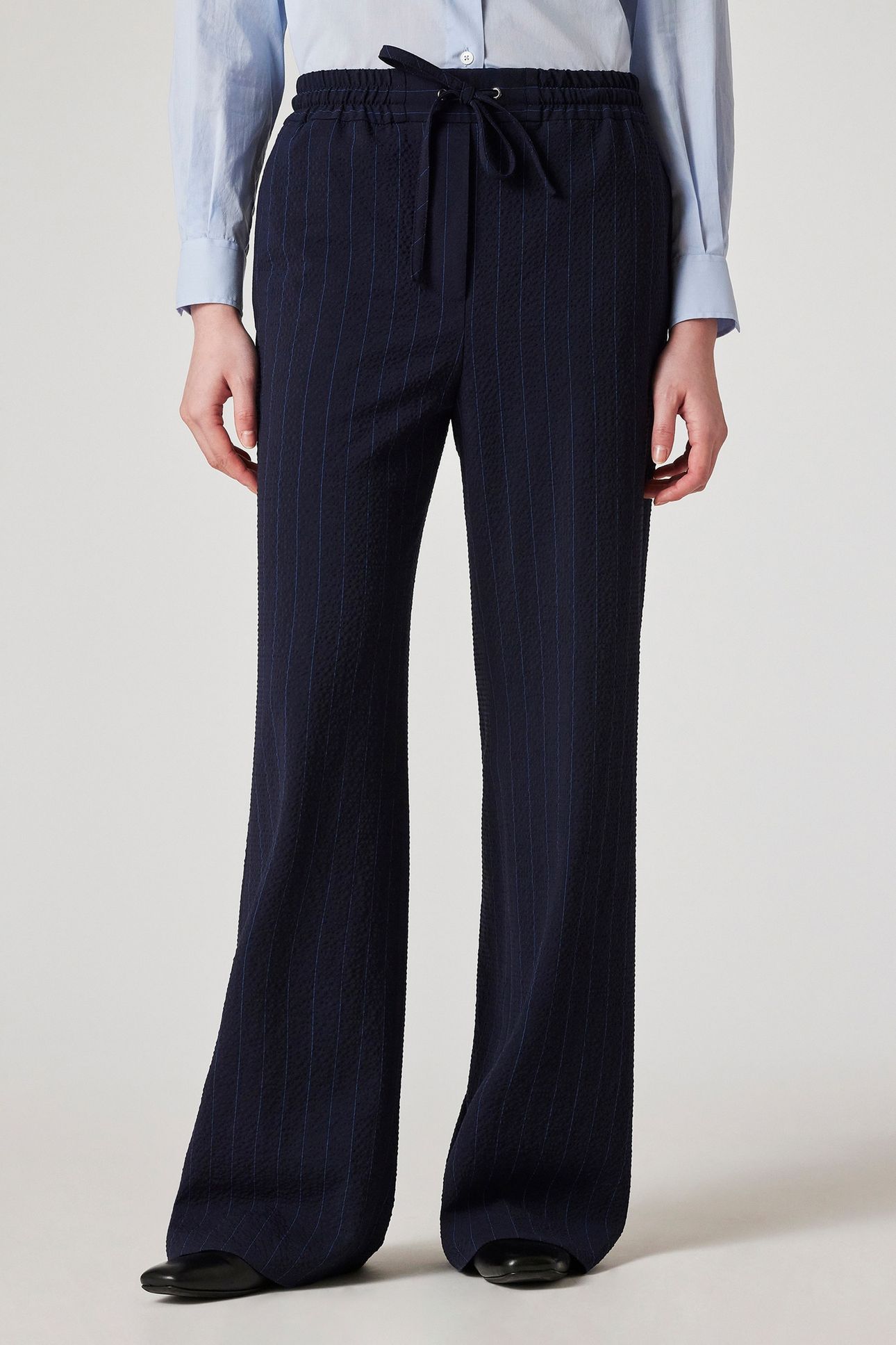 WOMENS TROUSERS VERY DARK NAVY 1