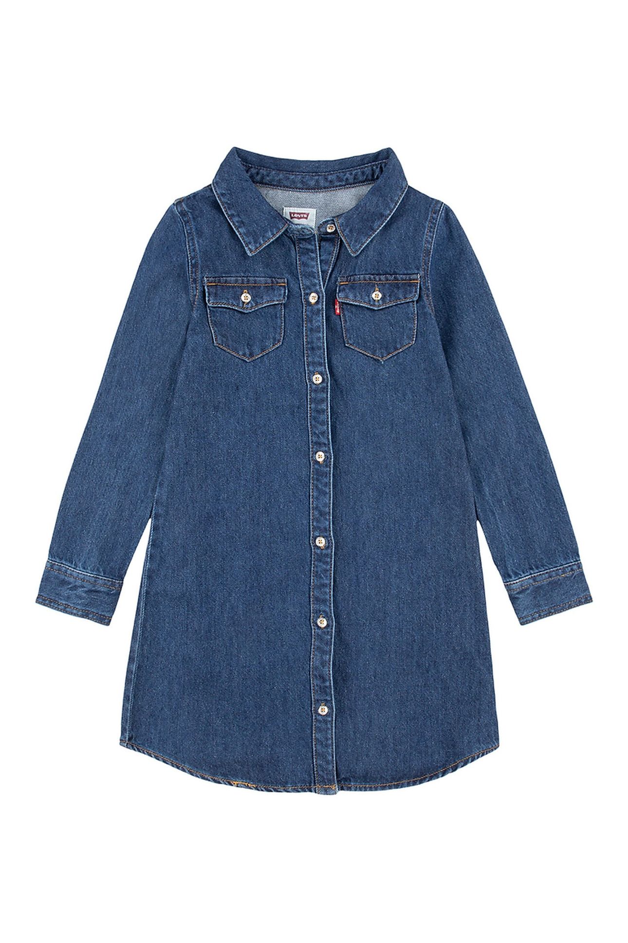 GIRLS WESTERN SHIRT DRESS DAISY CHAIN 1