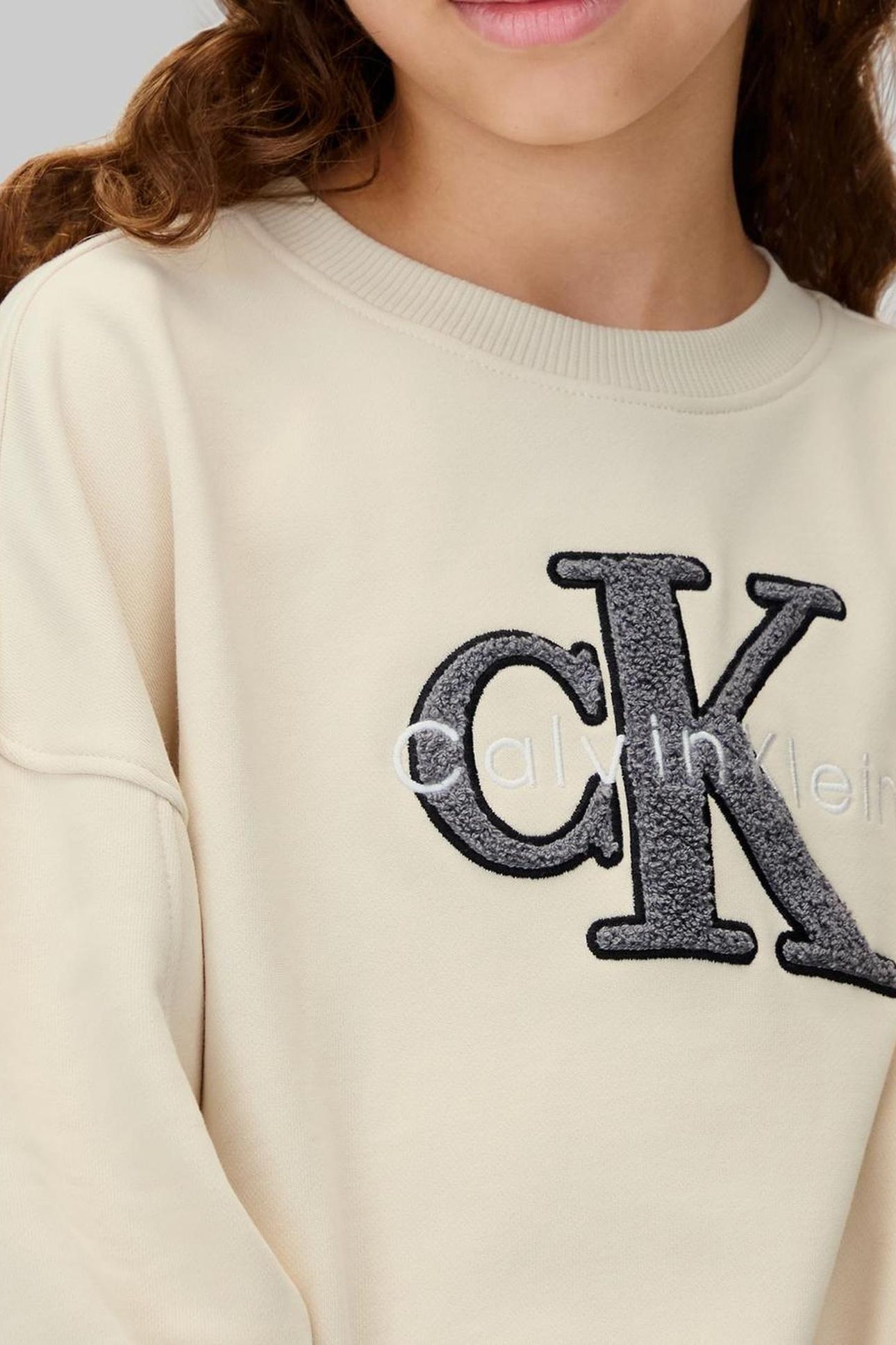 GIRLS TOWLING MONO TERRY WHITECAP GRAY 5