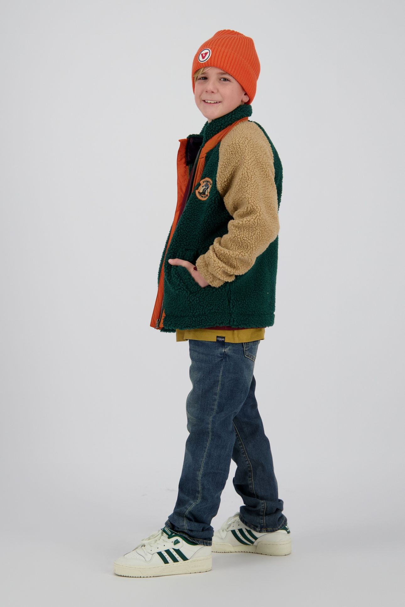 BOYS TONY JACKET OUTDOOR DARK JUNGLE GREEN 3