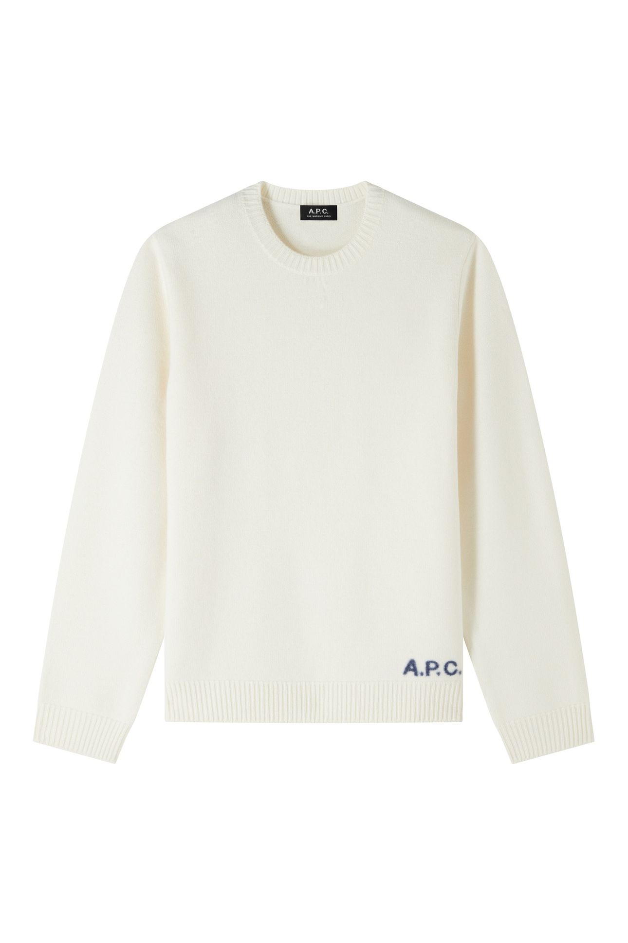 UNISEX SWEATER CREW NECK ECRU 6