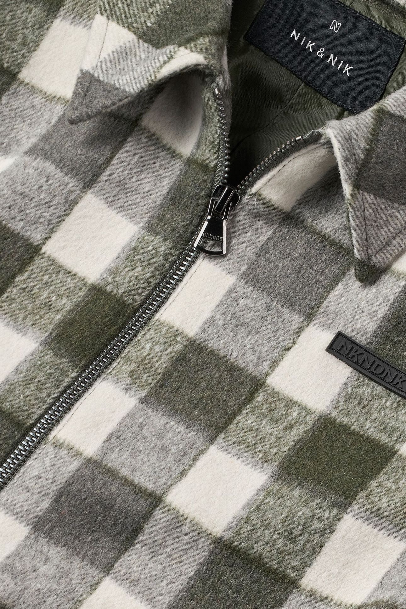 DANNI PLAID JACKET BRONZE GREEN 3