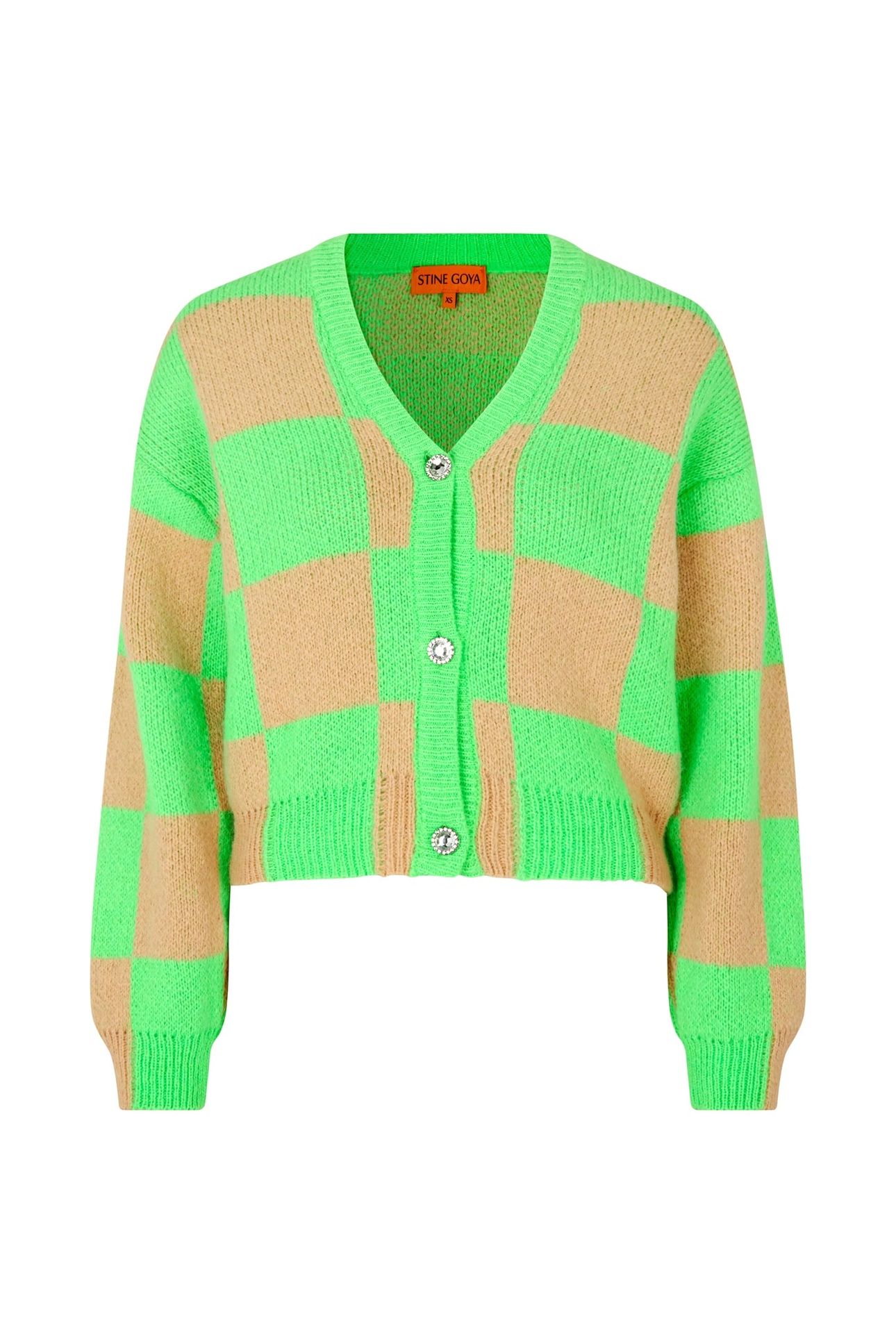 AMARA CARDIGAN LONG CHECK 3