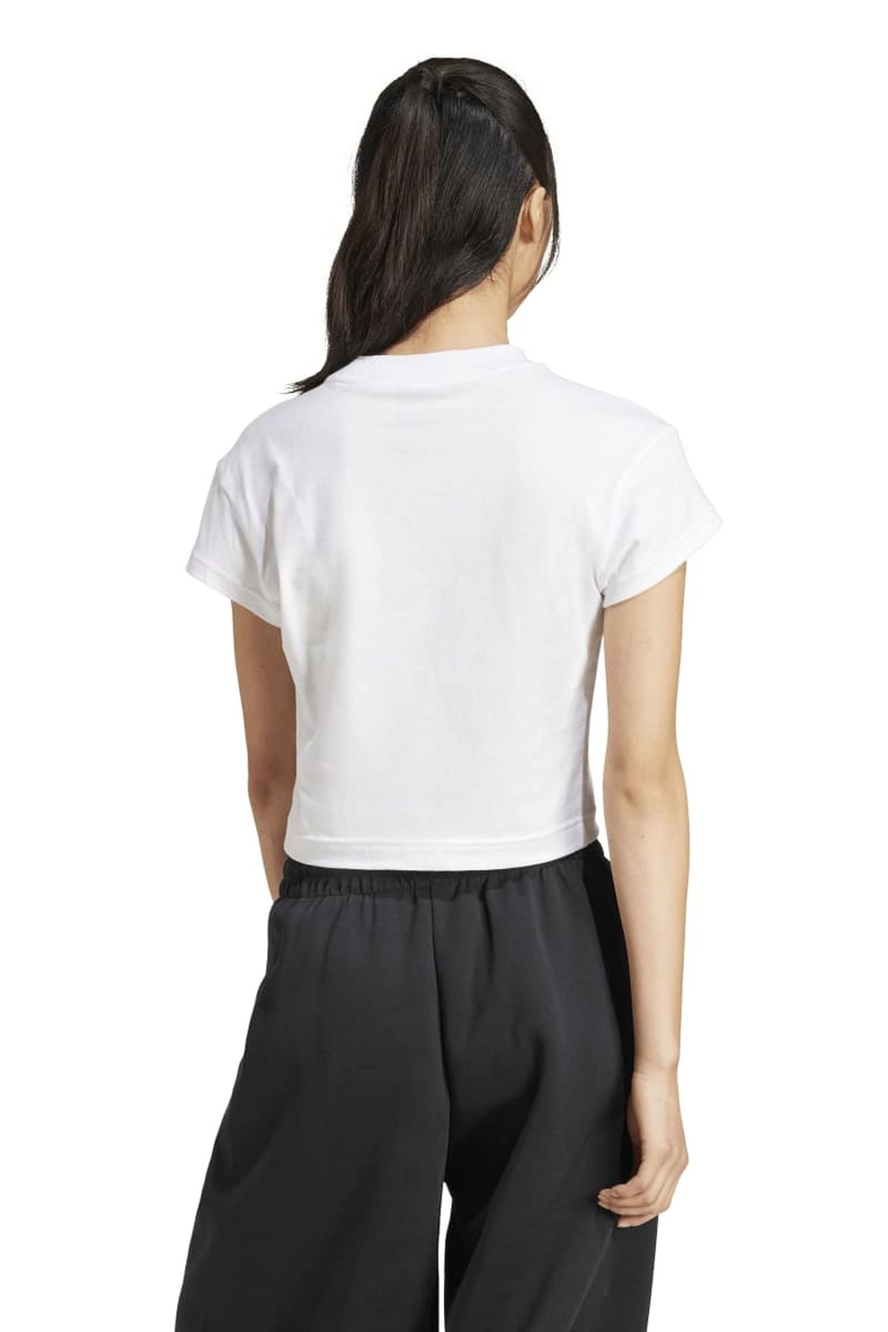 W FI SL BB TEE WHITE 2