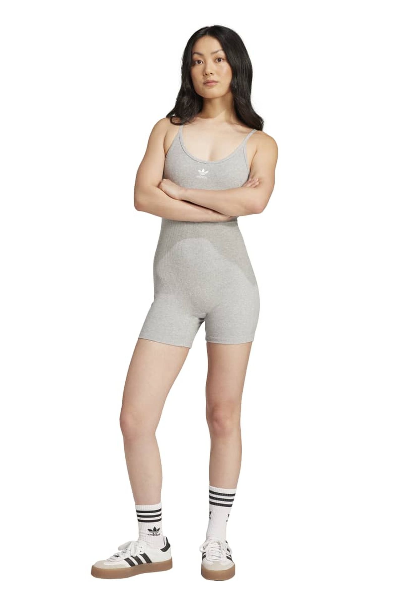 ESSENTIAL ONESIE MEDIUM GREY HEATHER 1