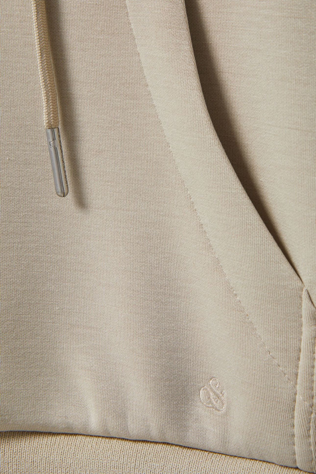 QUARTER ZIP HOODIE FEATHER GRAY 4