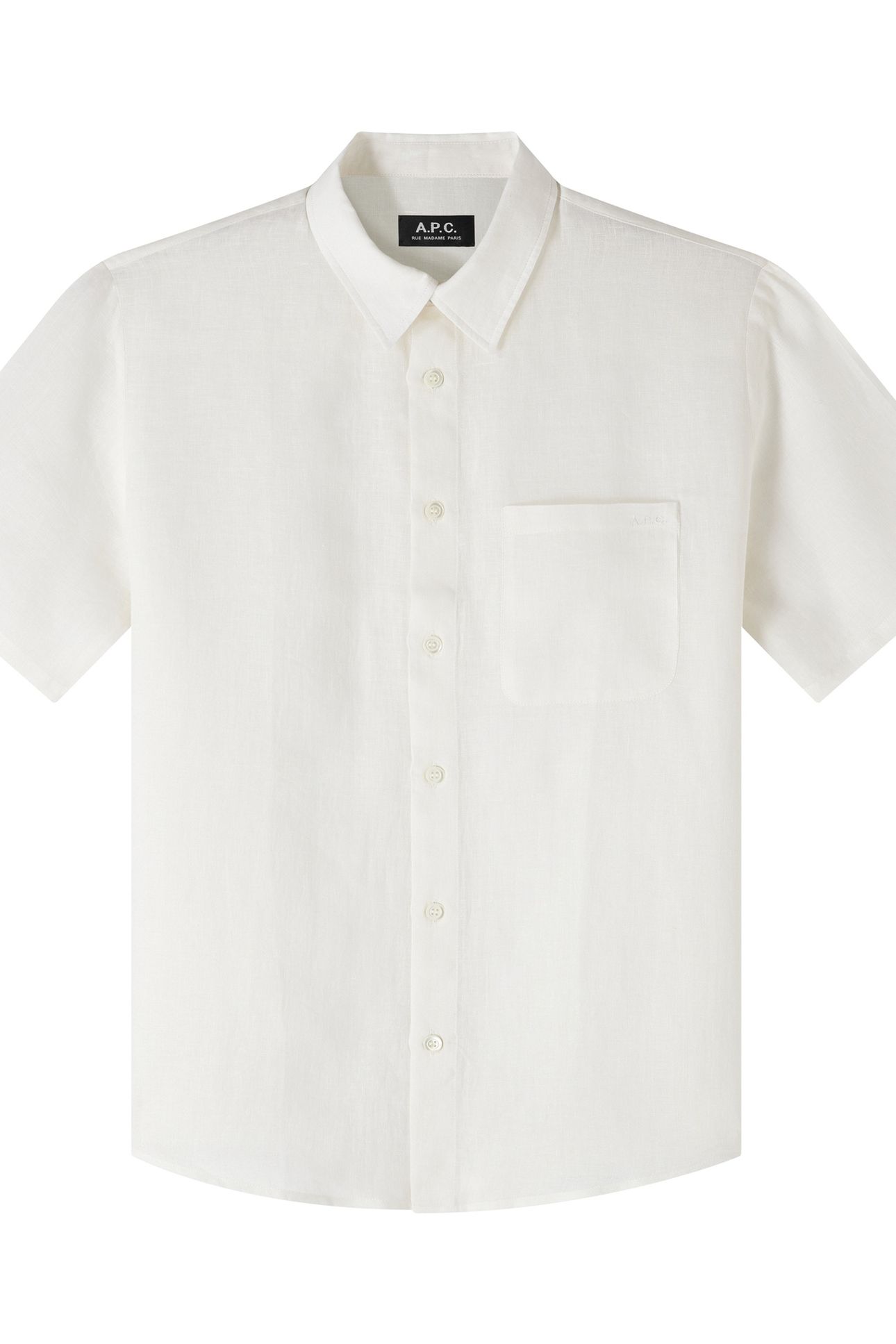 UNISEX SHORT-SLEEVE SHIRT BELLINI LOGO OFF-WHITE 2