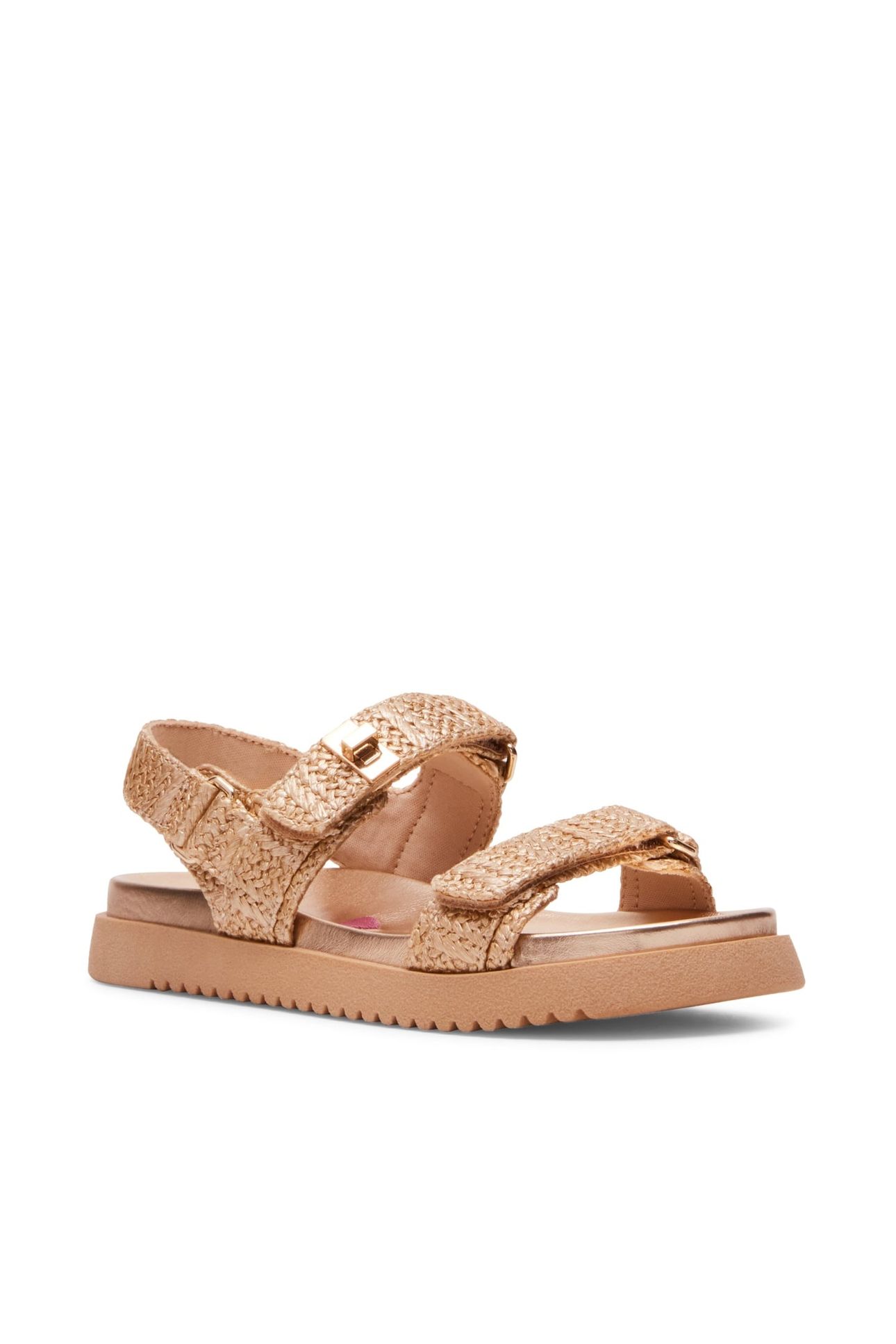 JMONA SANDALS GOLD RAFFIA 2