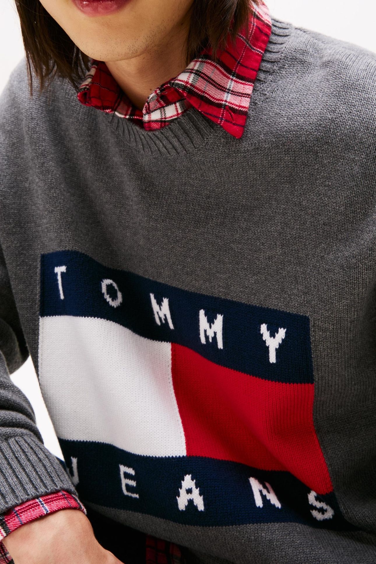 TJM REG MELANGE FLAG BLACK HEATHER 5