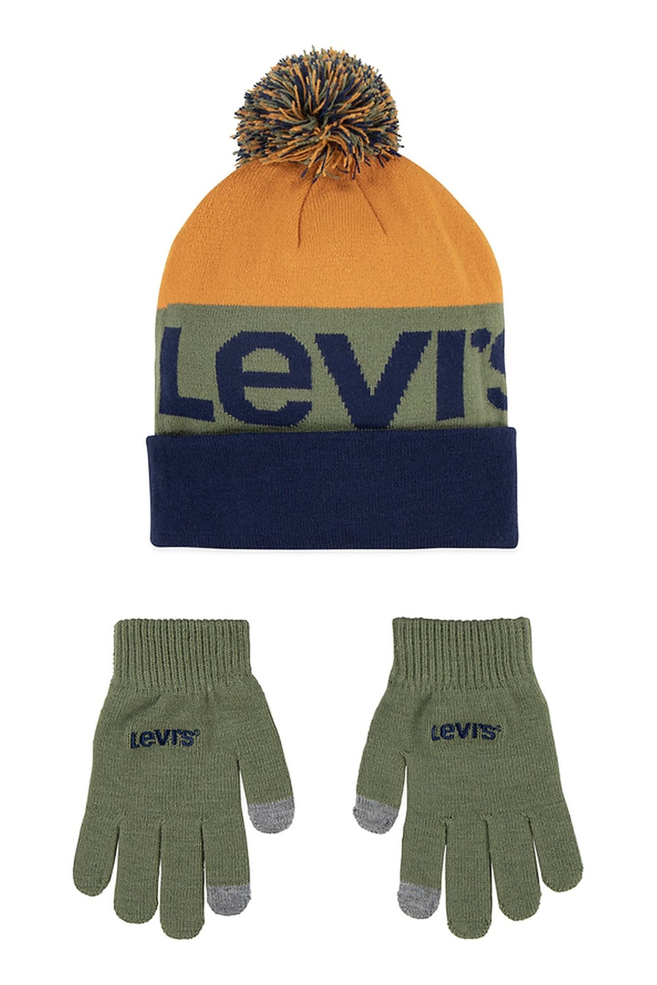 UNISEX LAN BEANIE AND GLOVE SET OCEAN CAVERN 1