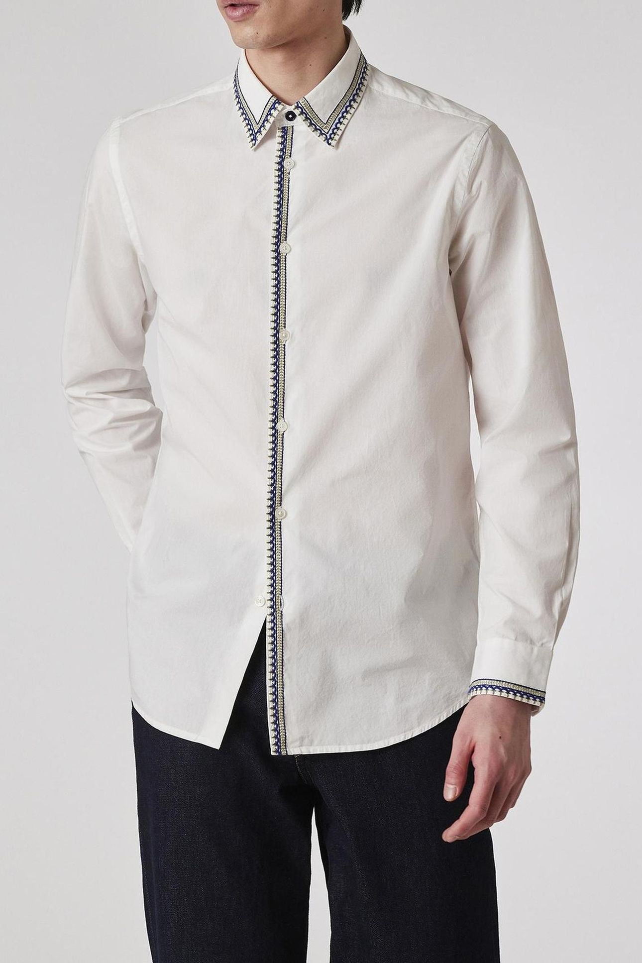 MENS S/C REGULAR FIT SHIRT WHITE 1