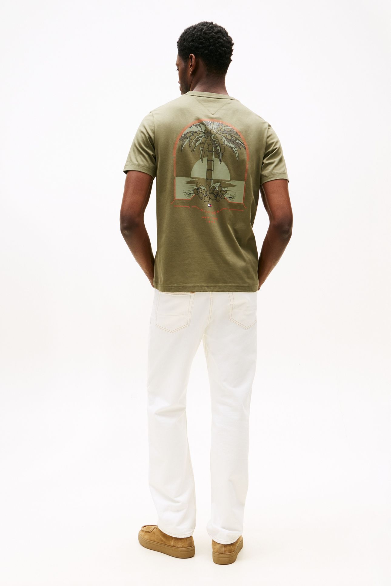 HILFIGER HOTEL TEE BATTLE GREEN 2