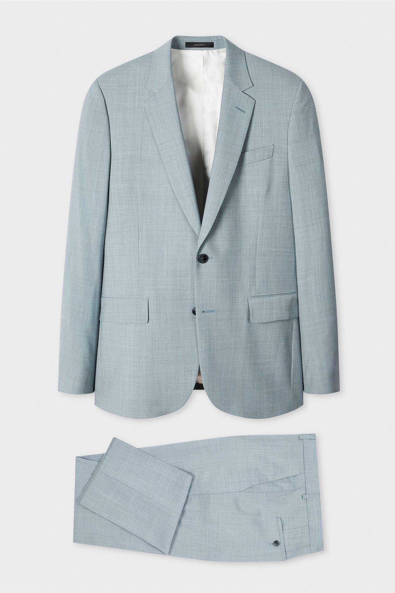 MENS TAILORED FIT 2 BUTTON SUIT COBALT BLUE 1