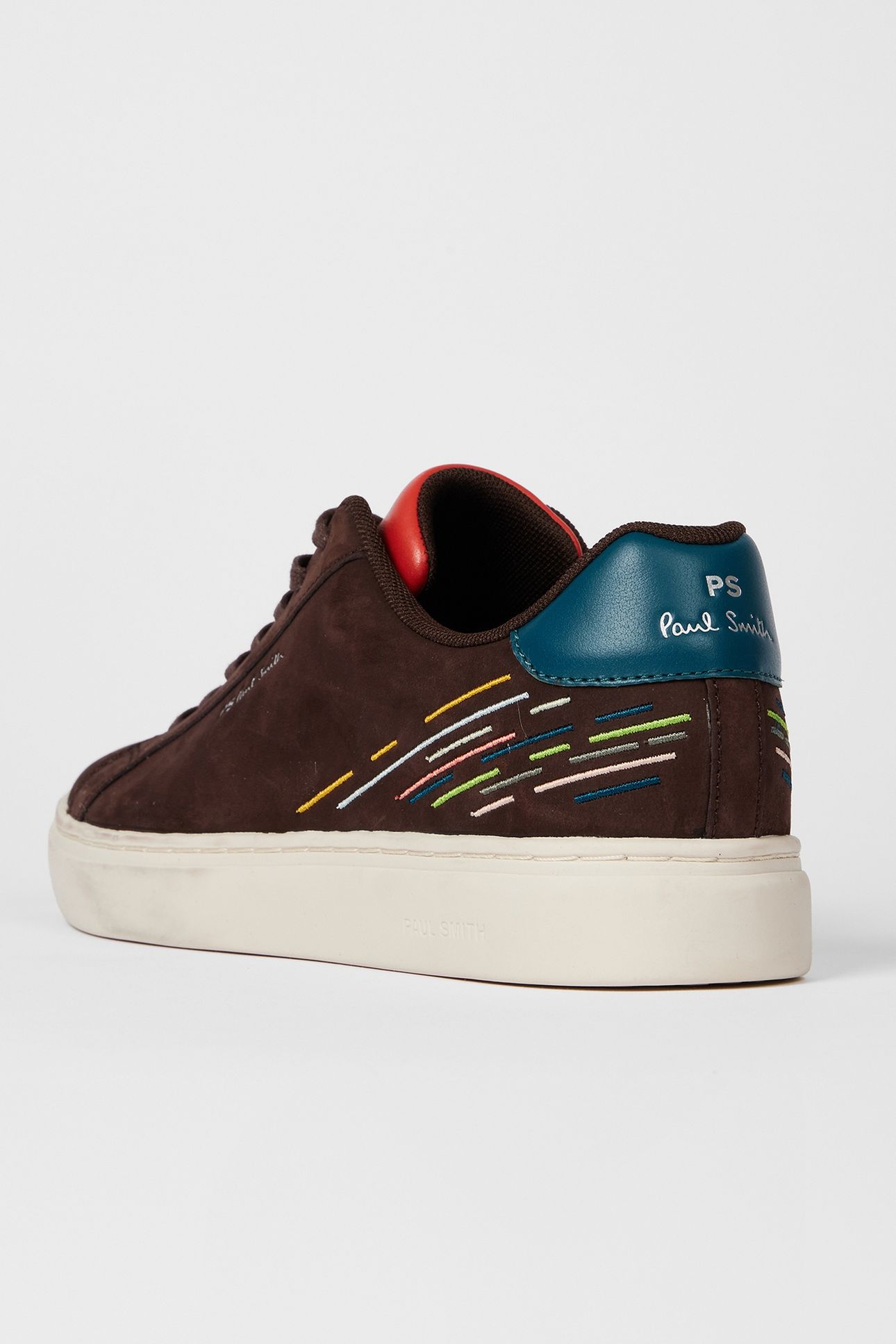 MENS SHOE REX BROWN EMBROIDERY BROWN 6