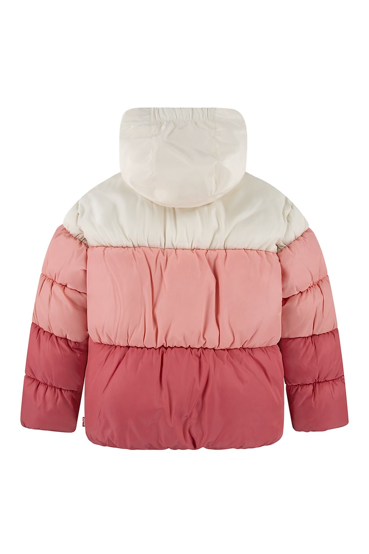 GIRLS COLOR BLOCK PUFFER RAPTURE ROSE 2