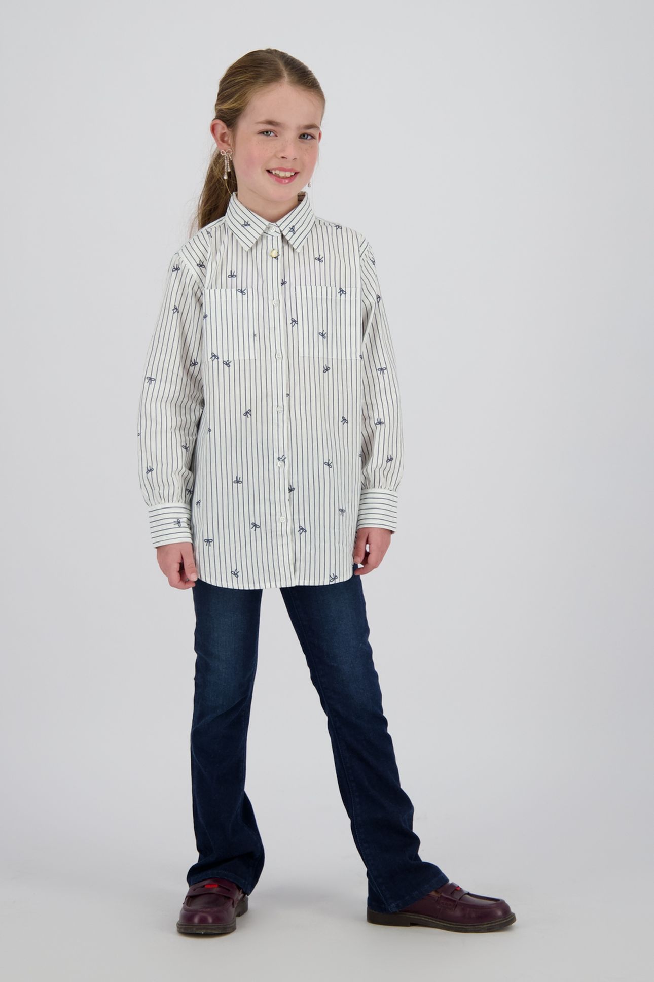 GIRLS LORANDA BLOUSE SNOW WHITE 1