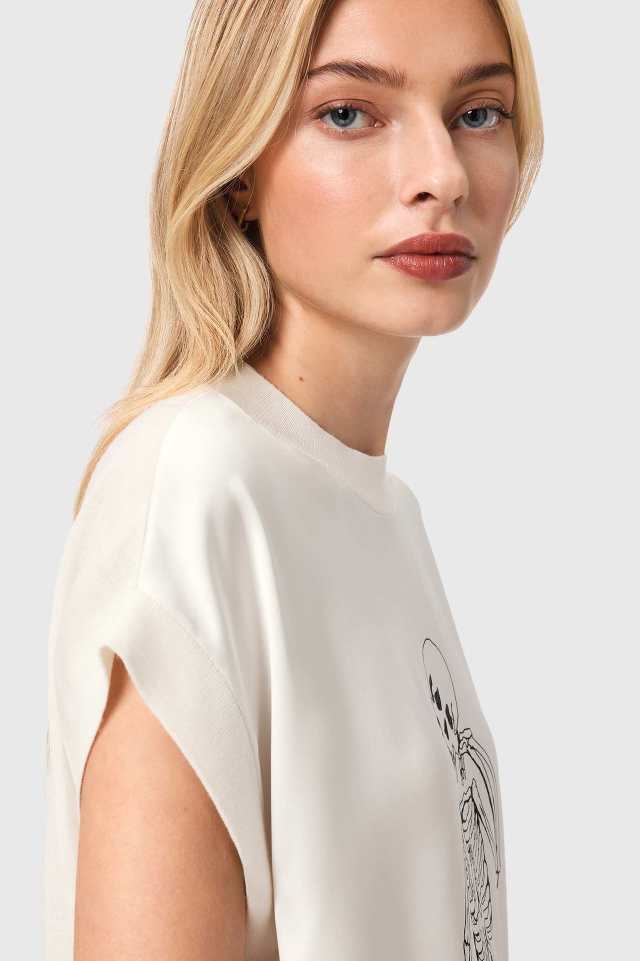 TERRA KNIT TEE CHALK WHITE 7