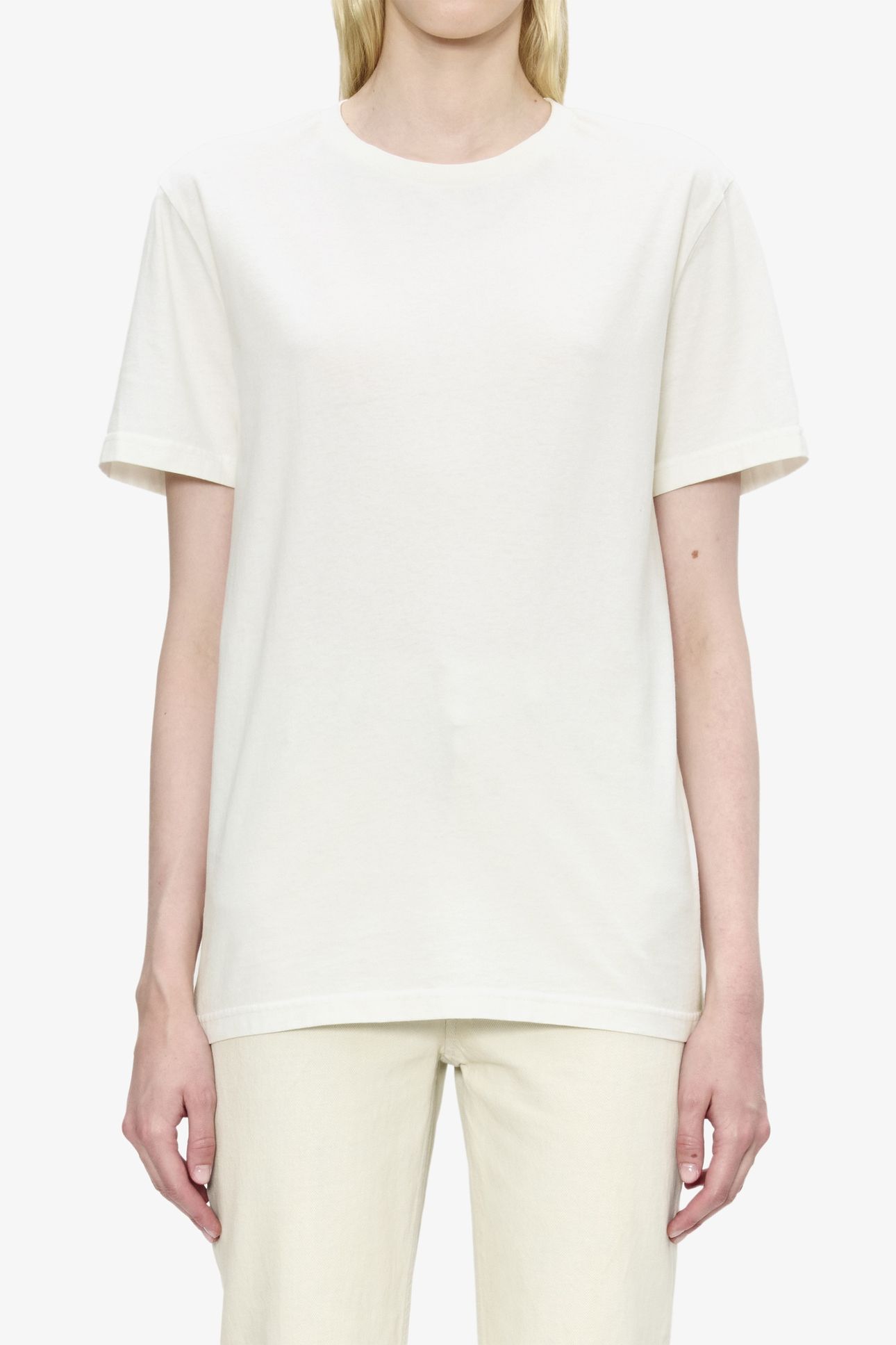 UNISEX T-SHIRT SHORT SLEEVE OFF-WHITE 2