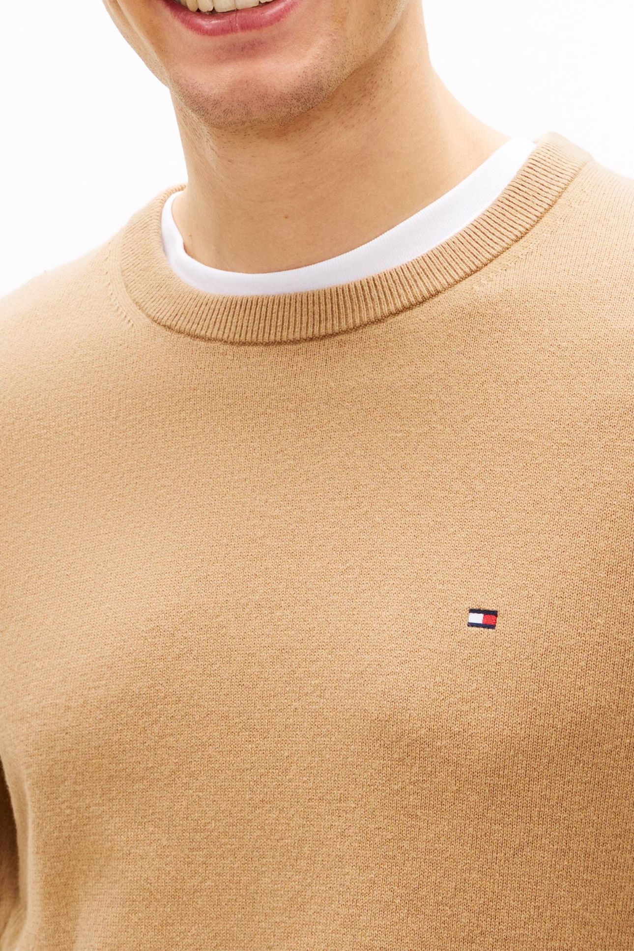 PIMA COTTON CASHMERE SWEATER TIMELESS CAMEL 5