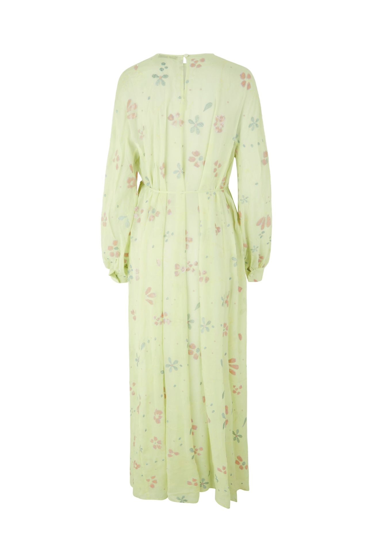 TAMMY DRESS LONG GREEN JADE GARDEN 4