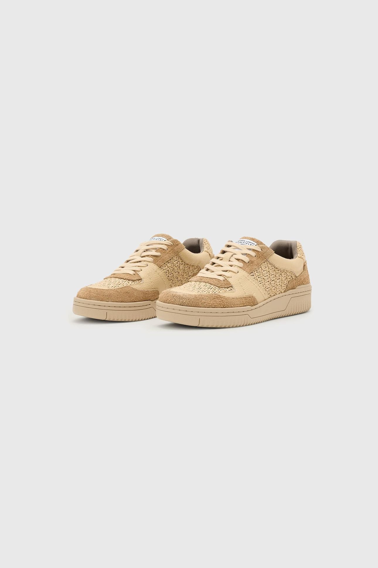 HIX RAFFIA SNEAKER NATURAL BROWN 2