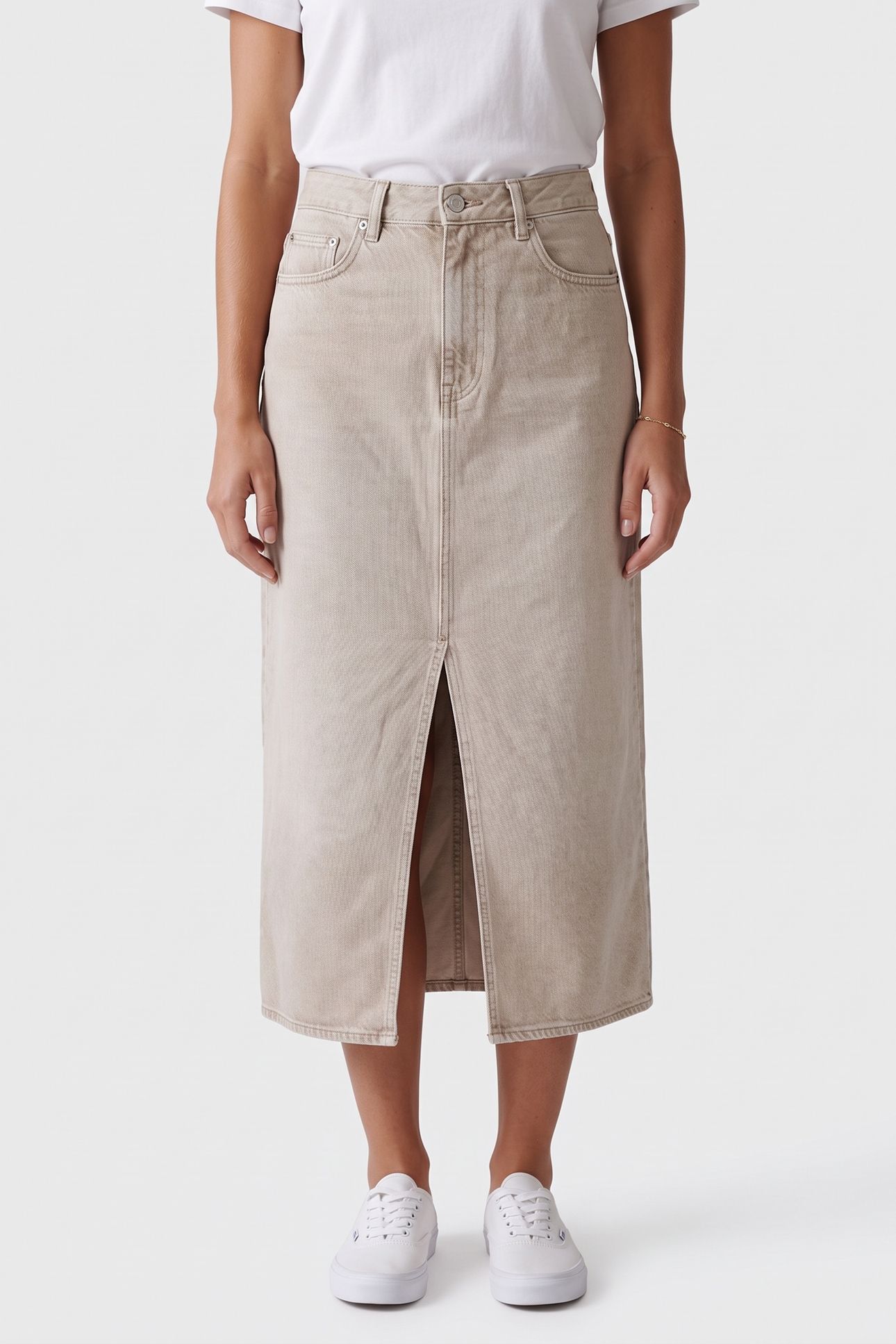 JABBA DENIM SKIRT GREY 1